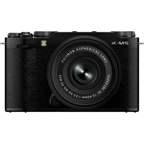 Fujifilm X-M5 Mirrorless Digital Camera with 4K Video, 24.2MP APS-C Sensor - Perfect for Travel Photography, Vlogging & Street Shooting