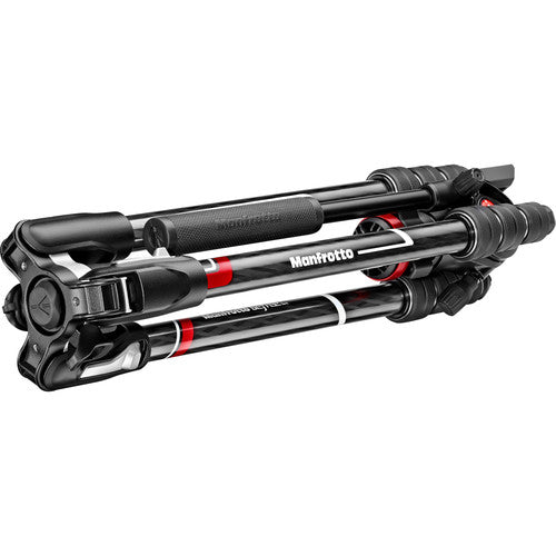 Manfrotto Befree Live Carbon Fiber Video Tripod Kit with Twist Leg Locks - Lightweight Travel Tripod for DSLR Cameras & Mirrorless Cameras - Perfect for Vlogging, Photography & Outdoor Shooting