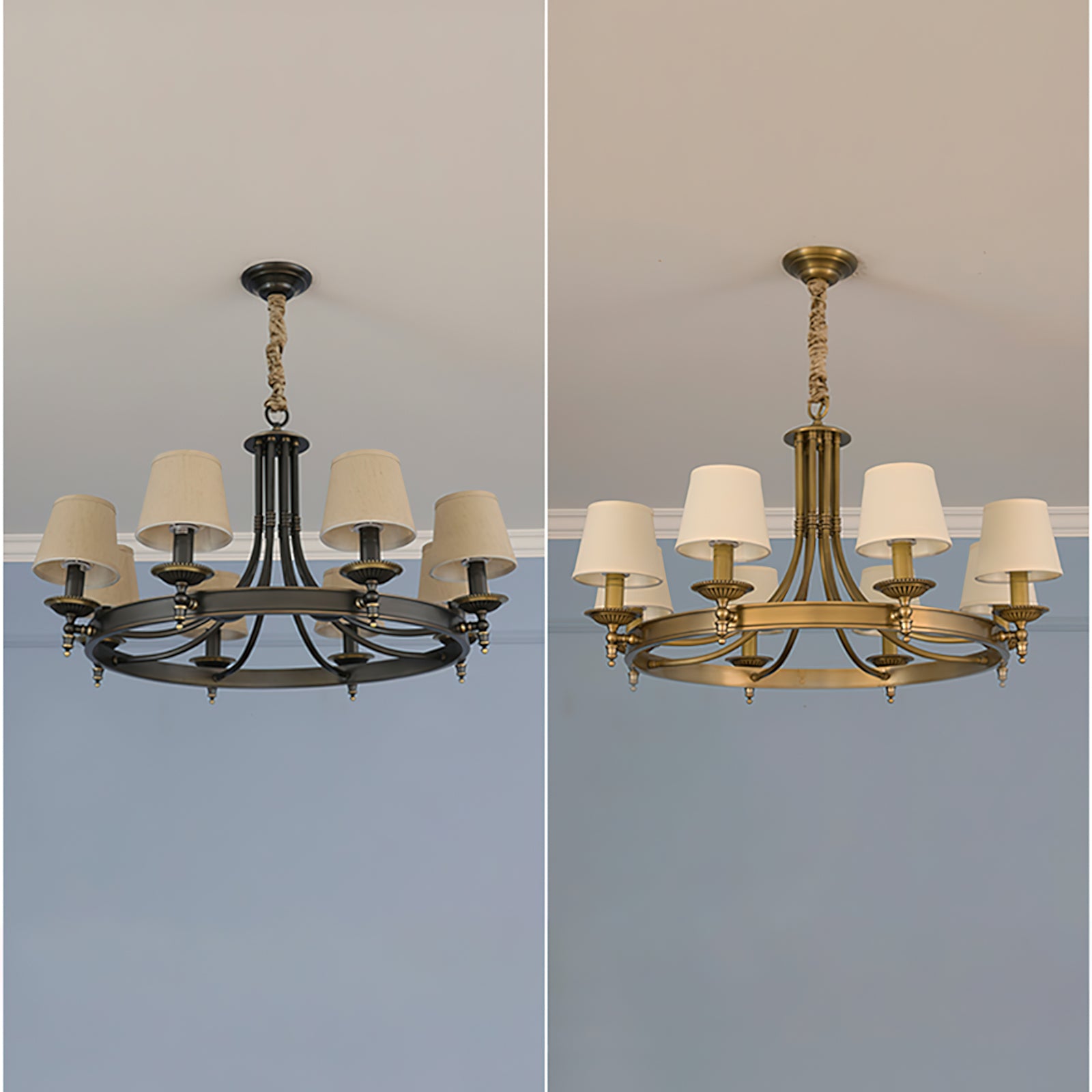 Alessio Modern Crystal Chandelier - Elegant Ceiling Light Fixture for Dining Room, Living Room & Bedroom | Perfect for Home Decor & Interior Design