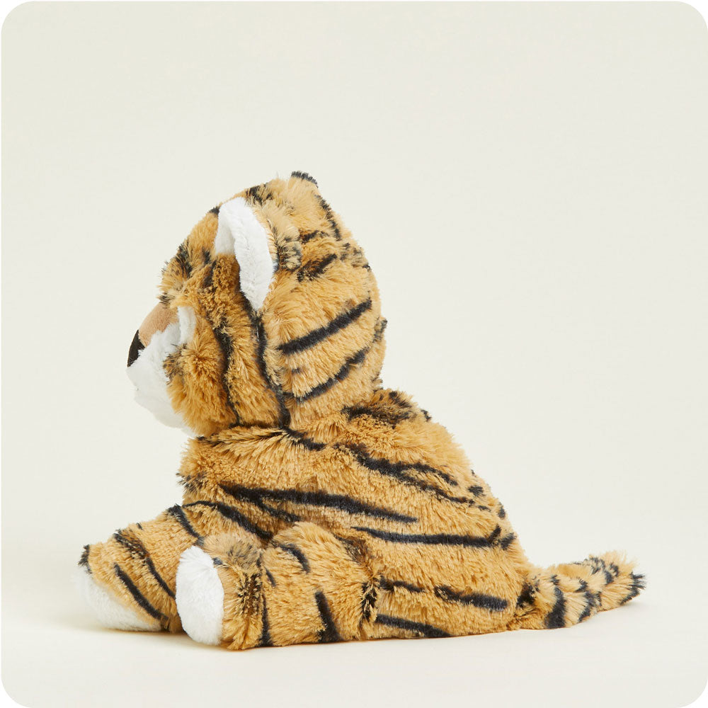 Weighted Heated Tiger Stuffed Animal - Warmies Plush Toy for Stress Relief & Comfort | Perfect for Anxiety Relief, Kids' Bedtime, and Cold Weather Warmth