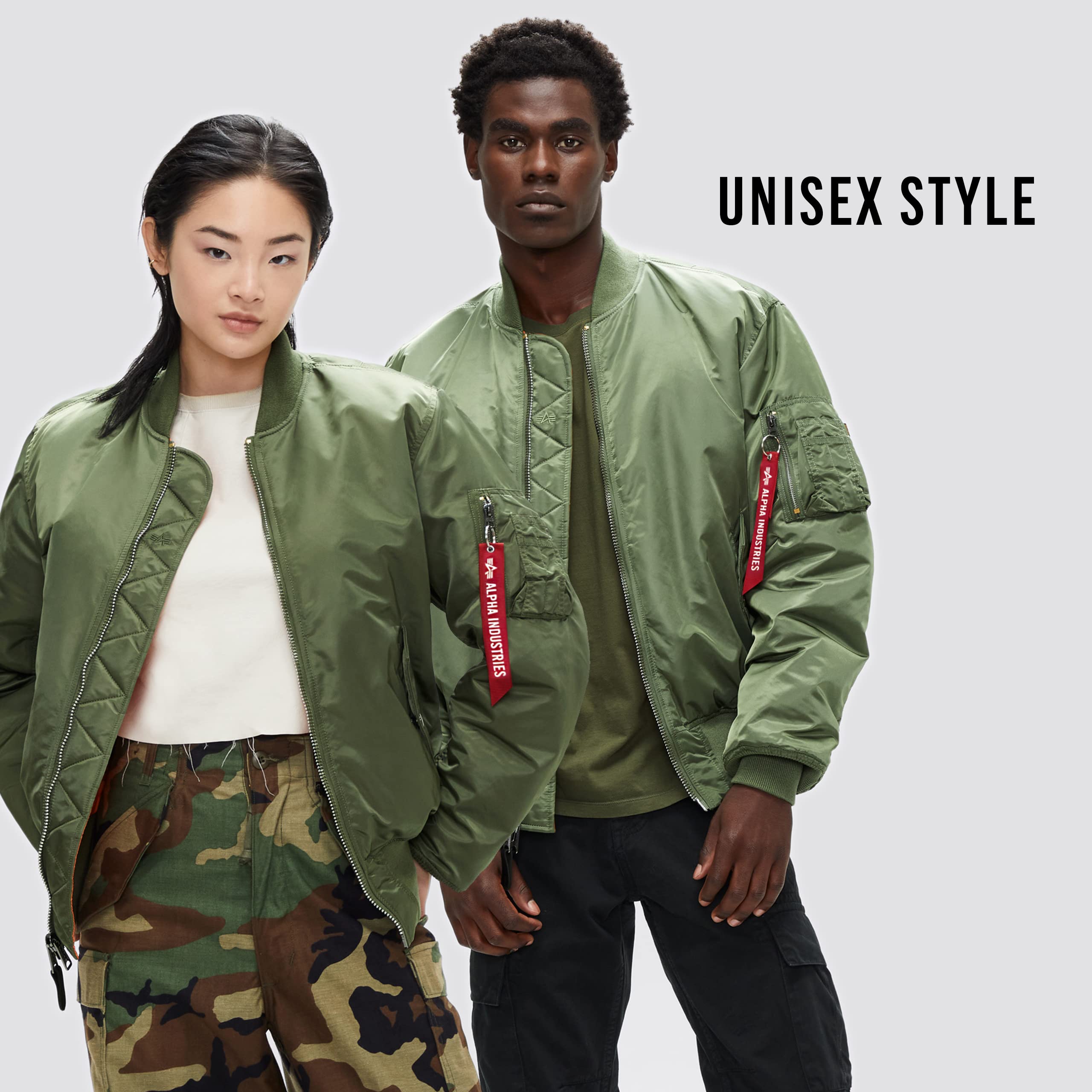 Alpha Industries MA-1 Bomber Flight Jacket - Men's Military Pilot Jacket for Aviation & Streetwear Fashion | Perfect for Cold Weather, Outdoor Adventures & Urban Style