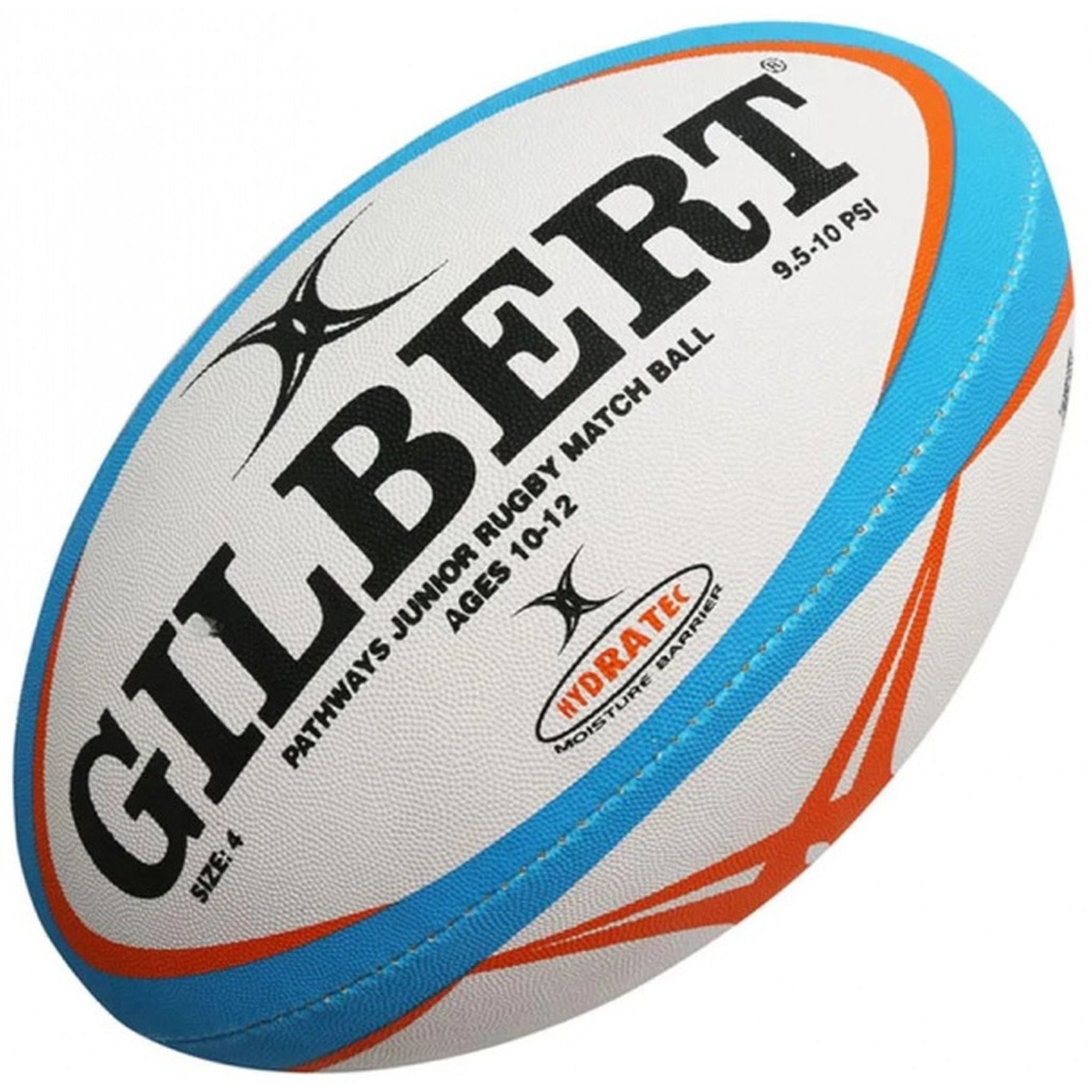Gilbert Pathways Match Rugby Ball Size 4 - Official Match Rugby Ball for Training & Games - Perfect for Rugby Practice, Matches, and Sports Enthusiasts