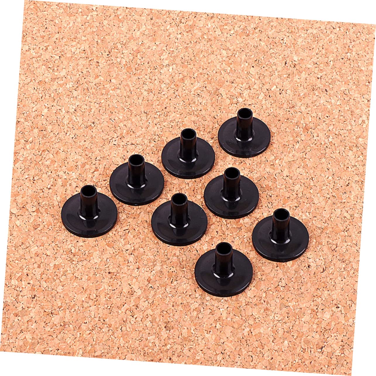 8 Pack Black Plastic Drum Cymbal Stand Sleeves - Easy Replacement Parts for Drum Set Accessories | Perfect for Live Performances, Studio Recording & Drum Maintenance