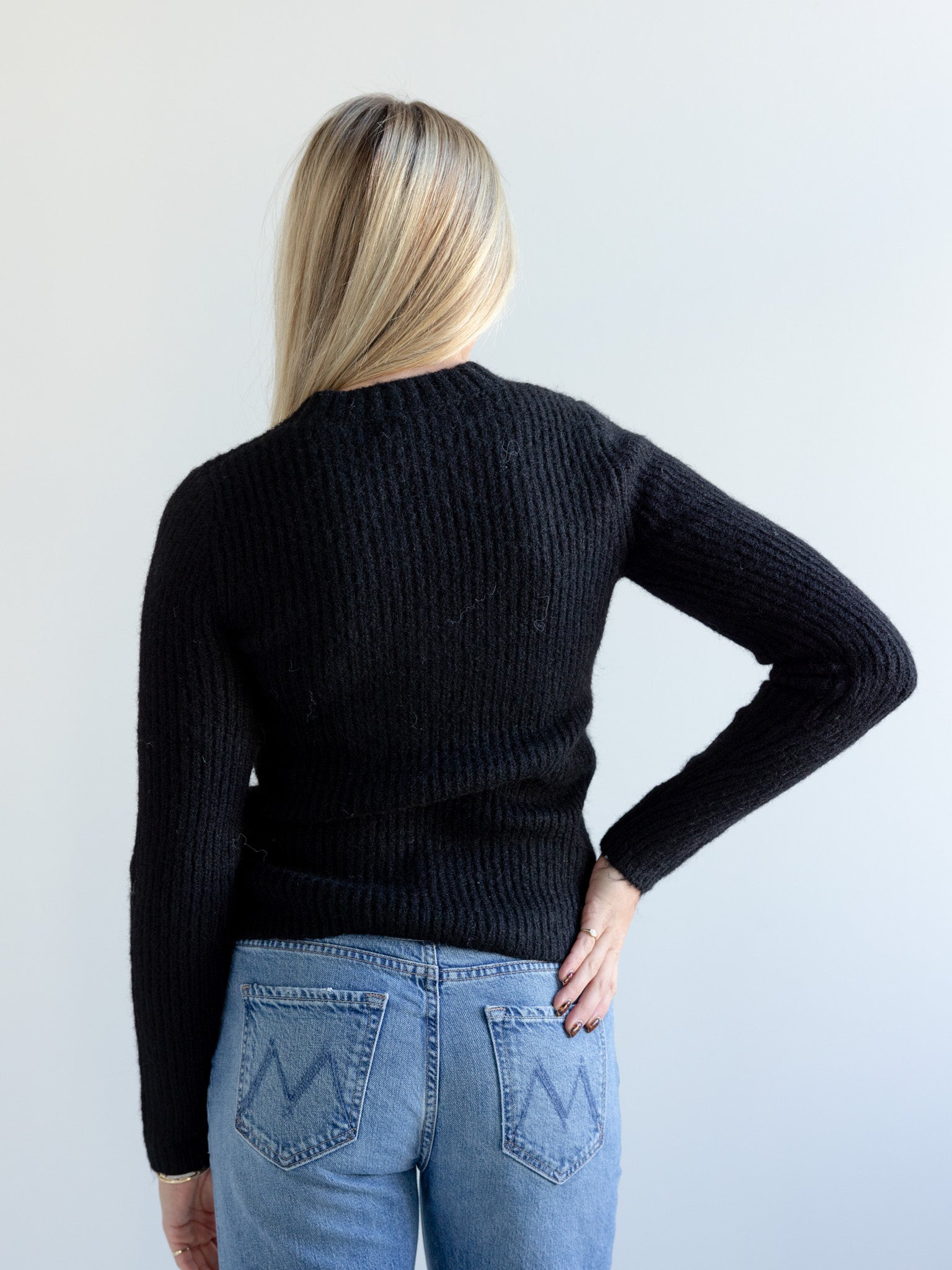 Tatum Ribbed Knit Sweater - Women's Casual Long Sleeve Pullover for Fall & Winter | Perfect for Office, Date Night & Cozy Home Wear