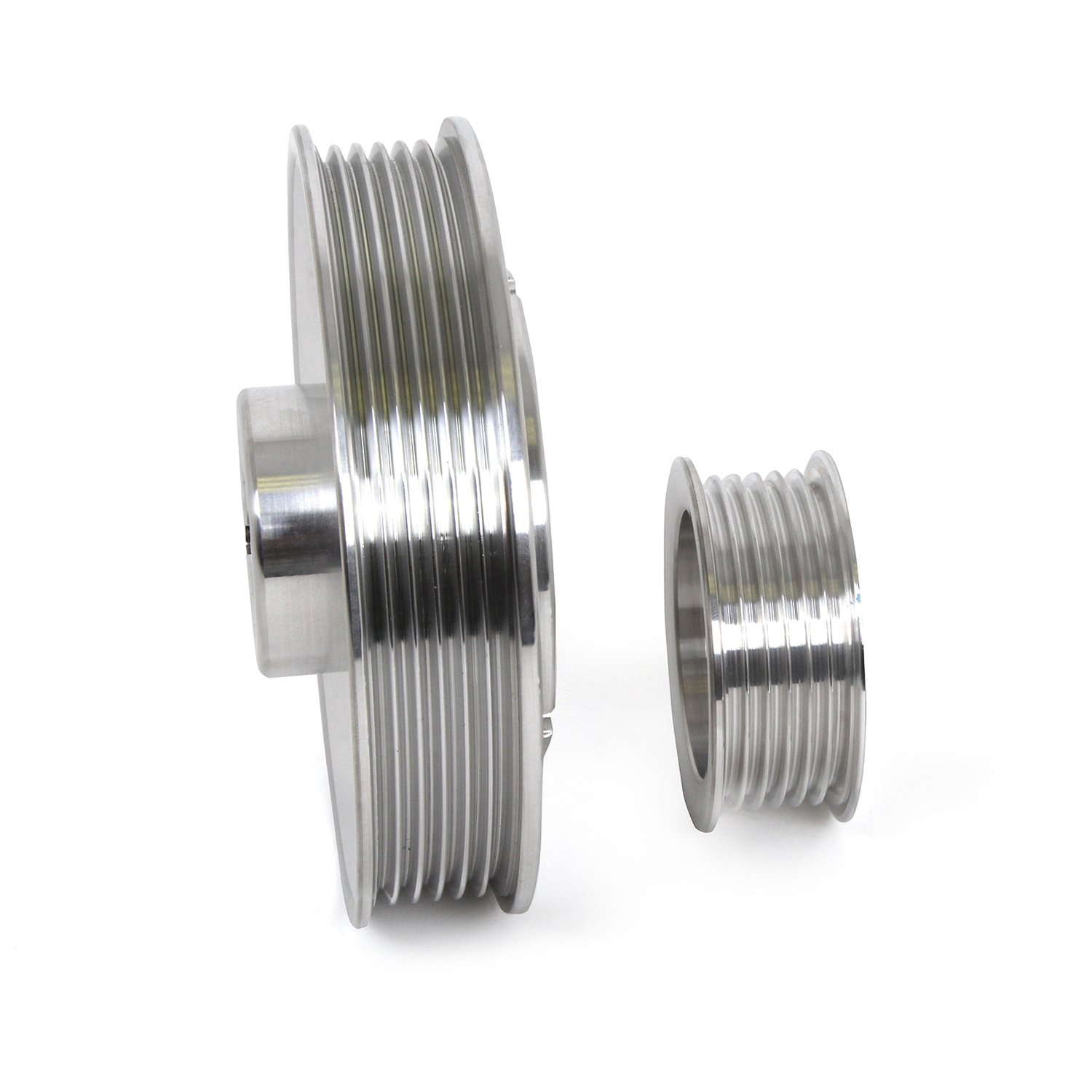 BBK Performance 1559 Underdrive Pulley Kit for Ford Mustang 4.6L/GT - 3 Piece Lightweight CNC Machined Aluminum Pulley Set - Improves Horsepower & Acceleration for Street Racing & Performance Upgrades