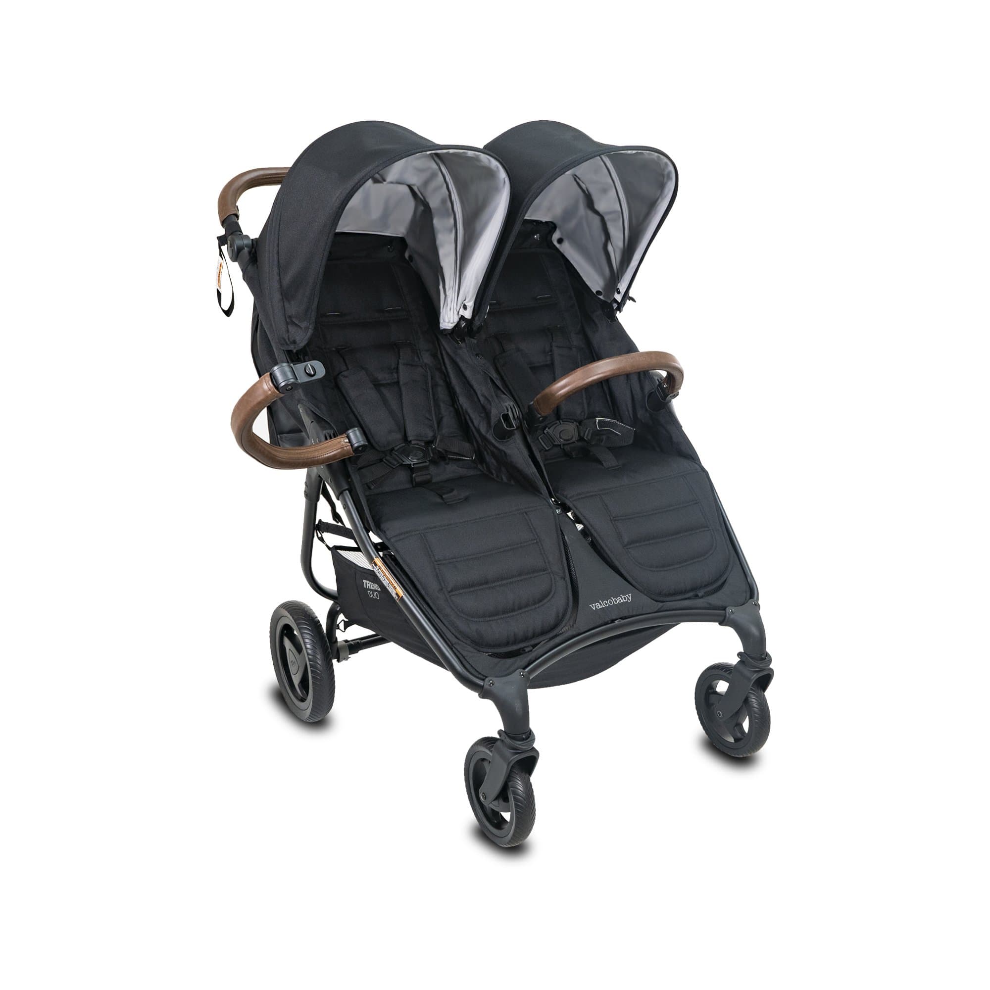 Valco Baby Duo Trend Double Stroller - Lightweight Compact Side by Side Stroller for Twins & Toddlers | Perfect for Shopping, Travel & Outdoor Adventures