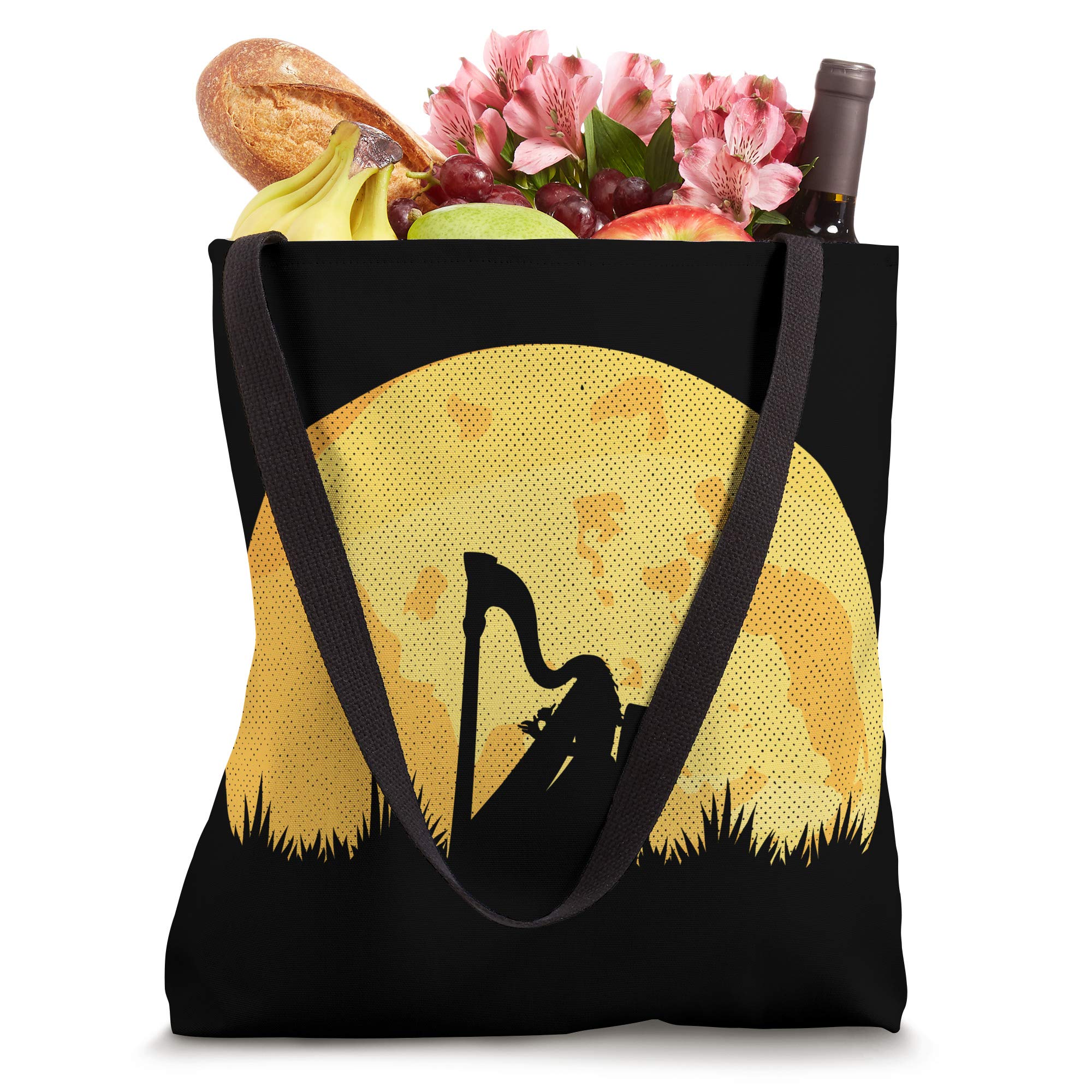 Harp Teacher Tote Bag Gift - Perfect for Music Lessons & Rehearsals