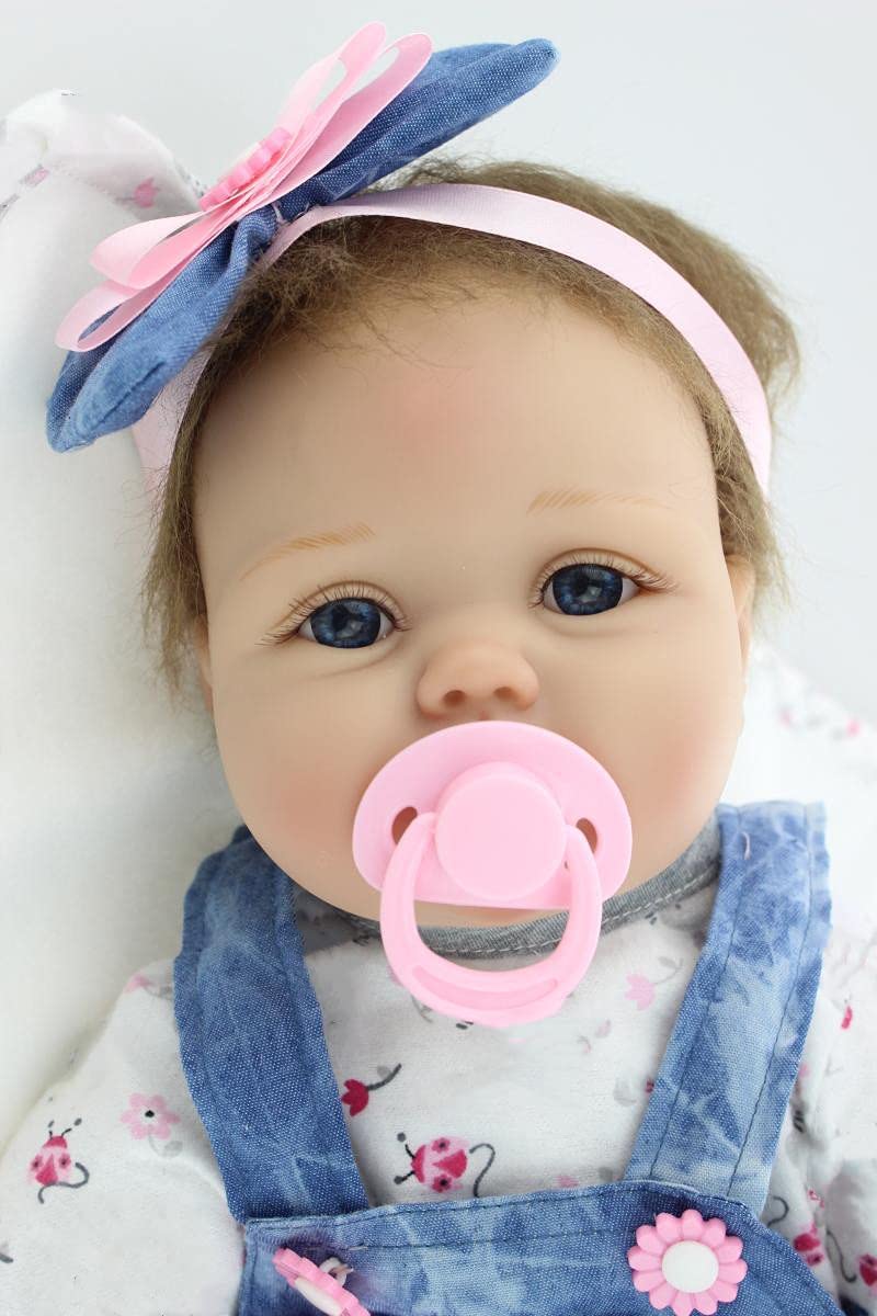 55cm Realistic Reborn Baby Doll - Lifelike Silicone Girl/Boy Doll with Open Eyes | Perfect for Collectors, Gift Giving, and Nursery Decor
