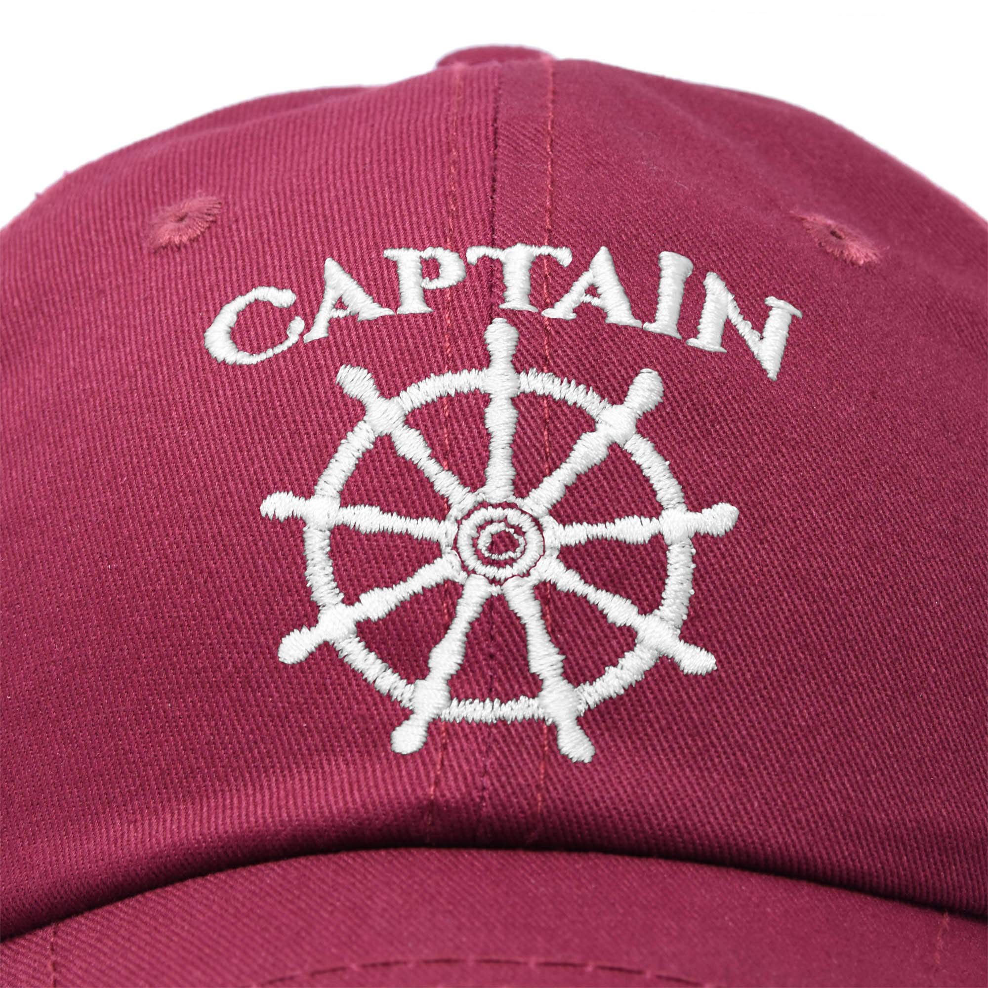 DALIX Navy Blue Captain Hat - Adjustable Sailor Baseball Cap for Men & Women - Perfect for Boating, Sailing, and Nautical Themed Events