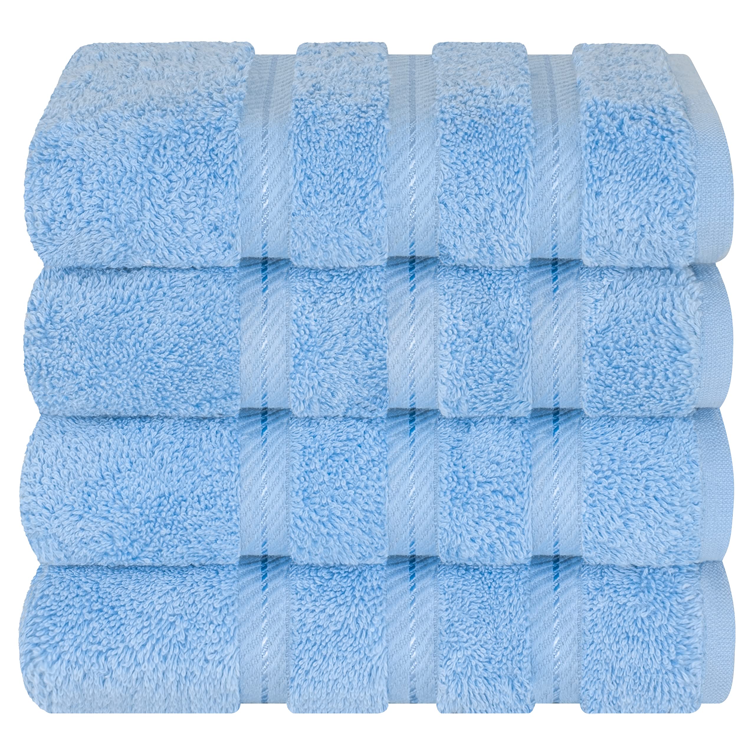 Premium 6-Piece Soft Linen Towel Set with 4 Bath & 4 Hand Towels - Luxury Spa & Bathroom Essentials for Home, Hotel & Gift Giving