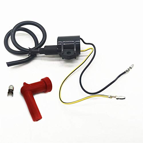 Suzuki Outboard Ignition Coil Replacement - Compatible with 25HP (1989-2000), 30HP (1988-1997), 75HP (1988-1997), 85HP (1988-2000) Models - Fits Part Numbers 33430-95600, 33410-95D10, 33420-95600 - Perfect for Marine Engine Repair & Boat Maintenance
