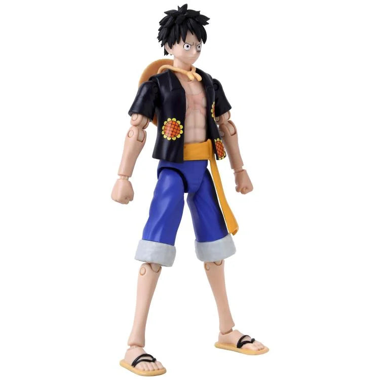 One Piece Anime Figure - Monkey D. Luffy Dressrosa Version Collectible Action Figure | Perfect for Anime Fans, Gift for One Piece Lovers, and Home/Office Decoration