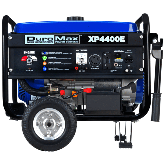 DuroMax XP4400E 3500W/4400W Portable Gas Generator with Electric Start - Reliable Power for Camping, RV Trips & Emergency Backup