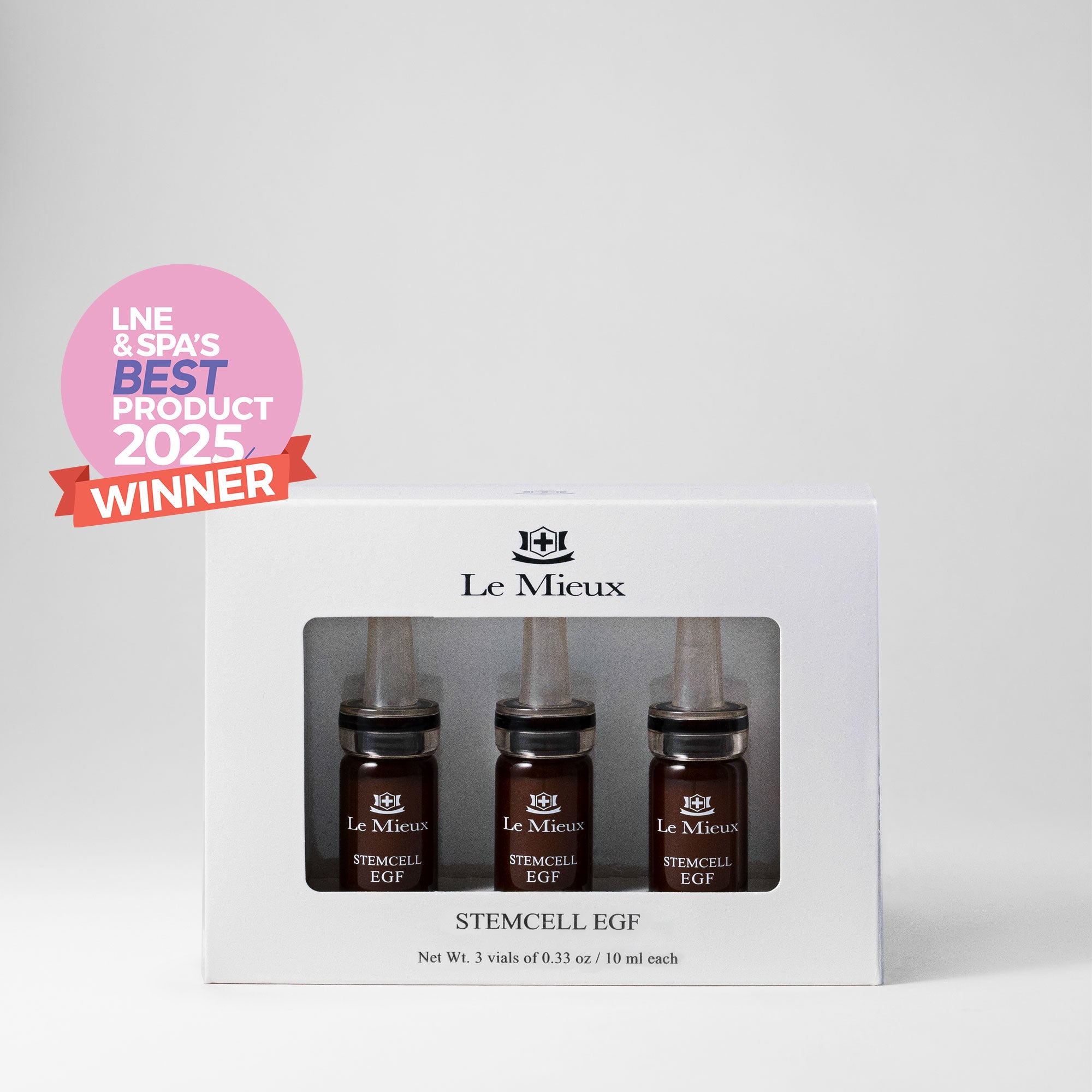 Stem Cell EGF Ampoules for Skin Rejuvenation - Anti-Aging Facial Serum with Epidermal Growth Factor - Perfect for Night Routine & Wrinkle Reduction