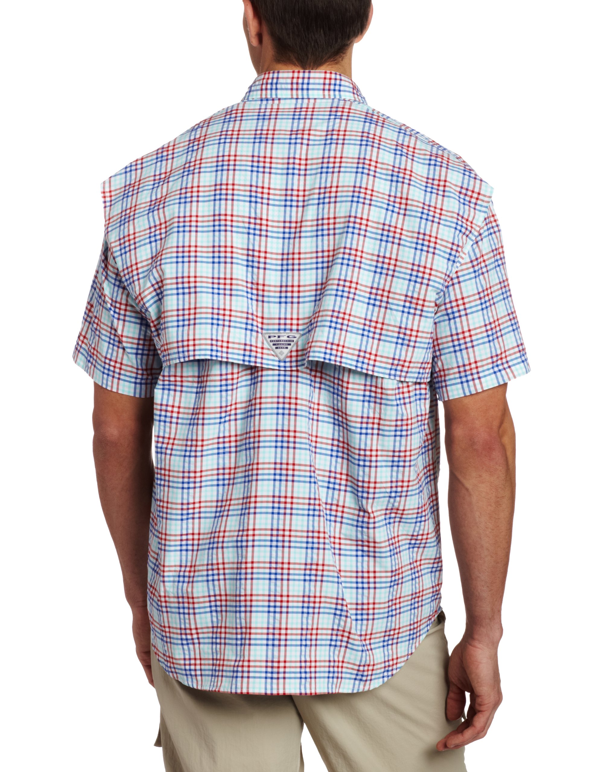 Columbia Men's Super Bahama Short Sleeve Shirt | UPF 50+ Sun Protection | Quick-Dry & Breathable | Casual & Outdoor Wear for Hiking, Fishing & Beach Activities
