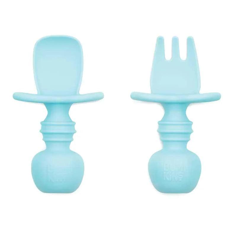 Bumkins Silicone Baby Chewtensils - Safe, Durable Teething Toys for Infants & Toddlers - Perfect for Mealtime, Travel, and Soothing Sore Gums