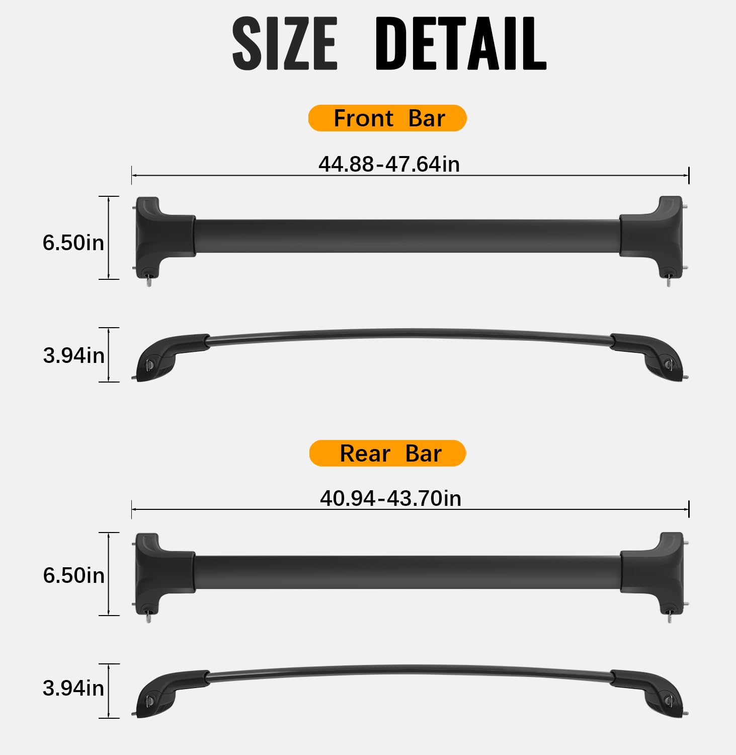 Premium Roof Rack Cross Bars for Ford Explorer 2016-2019 (Limited/XLT/Sport/Platinum) - Lockable Side Rail Mounting System for Cargo Carrier, Luggage, Kayak, Canoe, Bike & Snowboard - Perfect for Road Trips, Camping & Outdoor Adventures