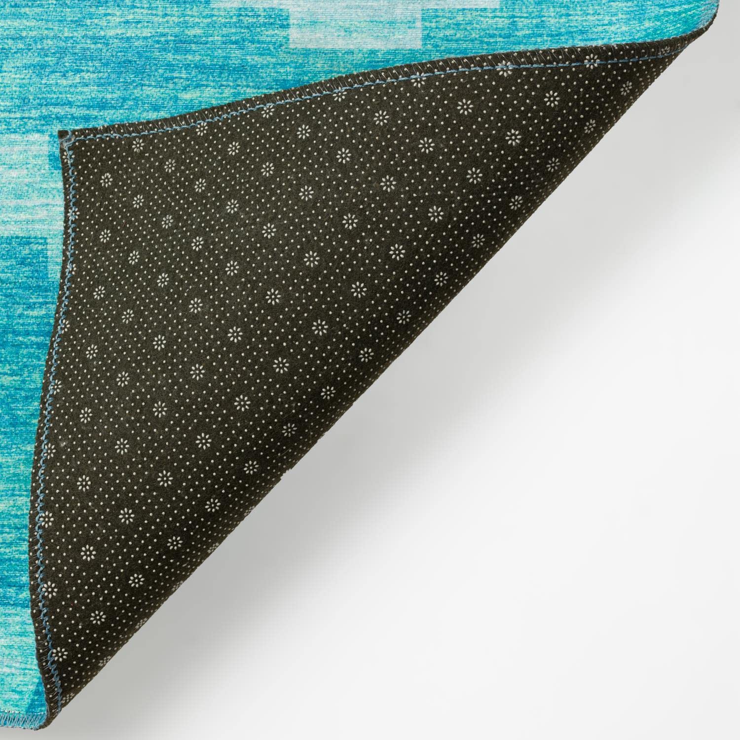 Addison Rugs Yuma AYU39 Turquoise 3' x 5' Area Rug - Soft & Durable for Living Room, Bedroom, or Office Decor