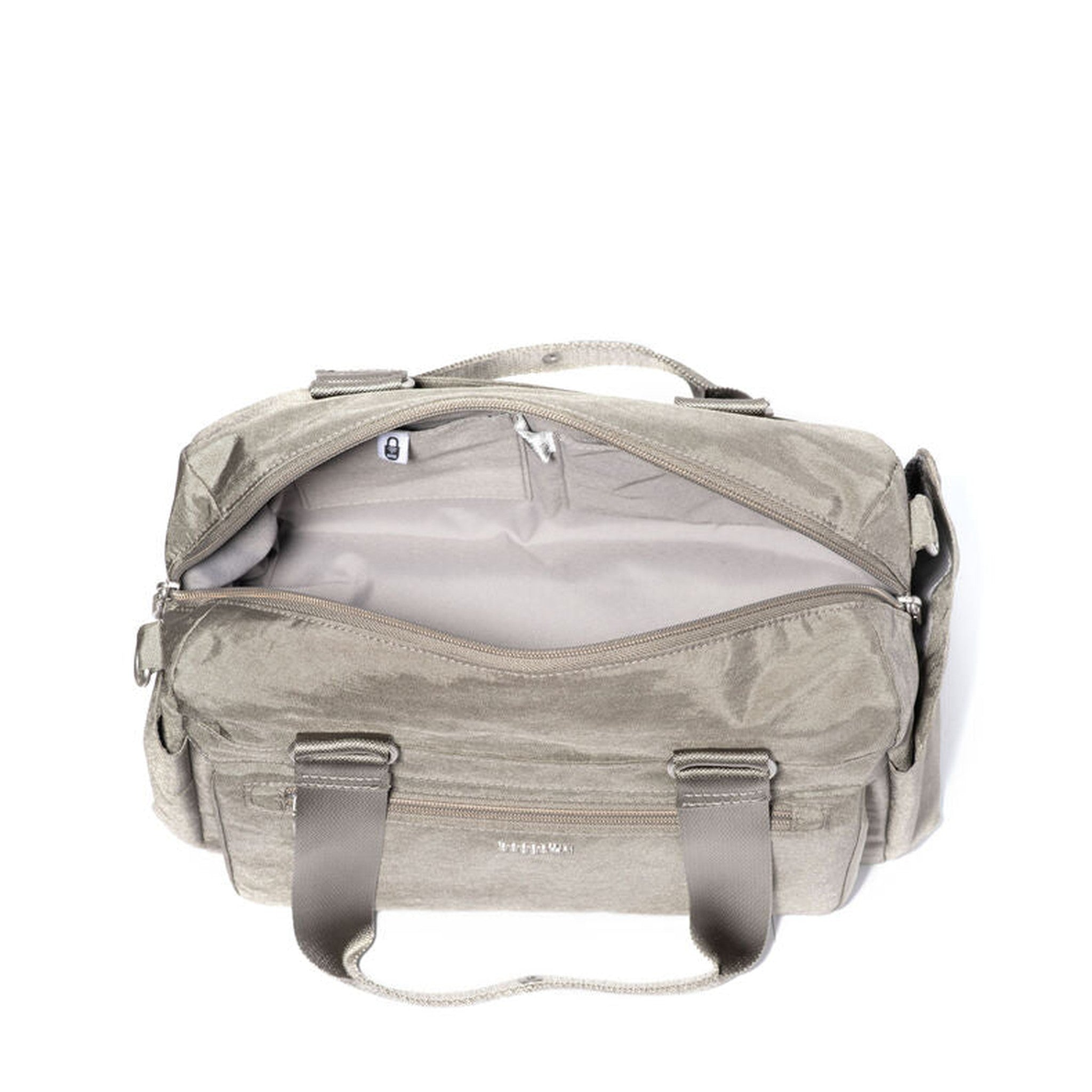 Baggallini Modern Duffel Bag - Stylish & Spacious Travel Duffel for Women & Men - Perfect for Gym, Work, Weekend Getaways & Airplane Carry-On