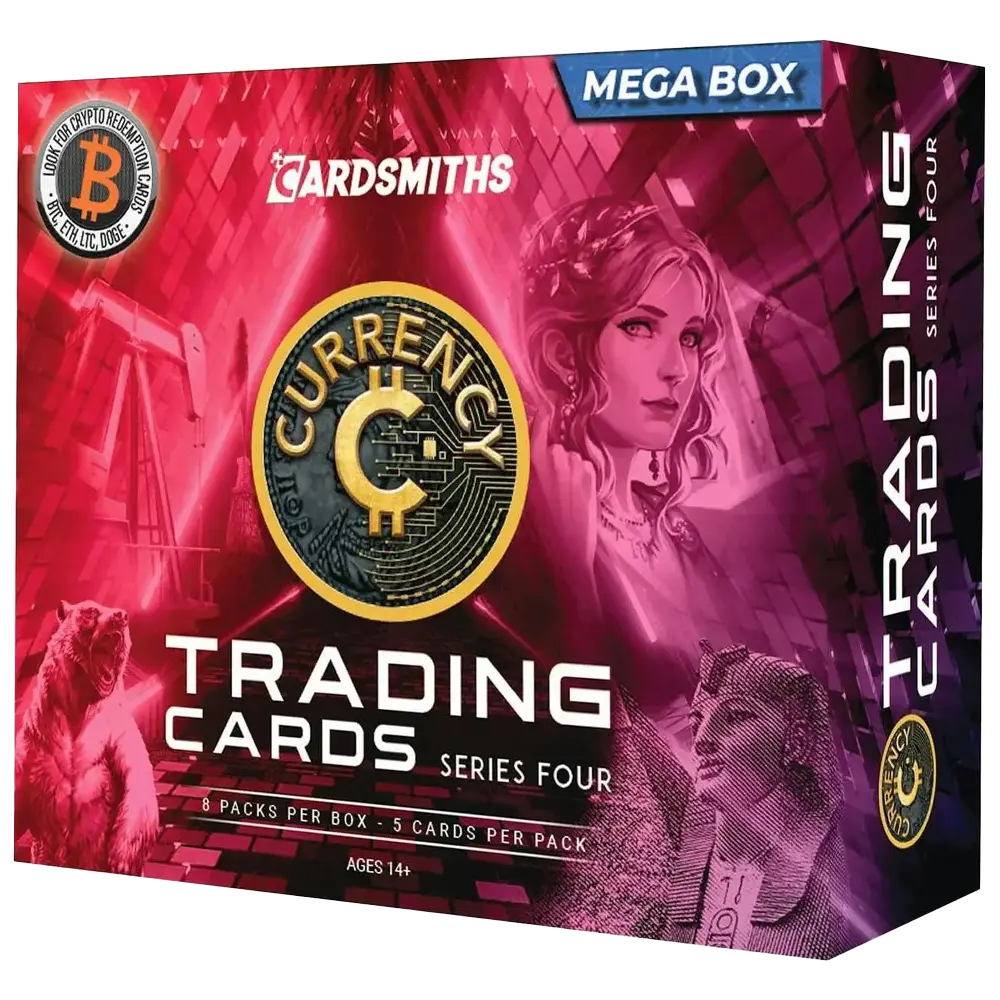 Cardsmiths Currency Series 4 Mega Box - Premium Collectible Trading Cards for Currency Enthusiasts | Perfect for Collectors, Gifts & Investment