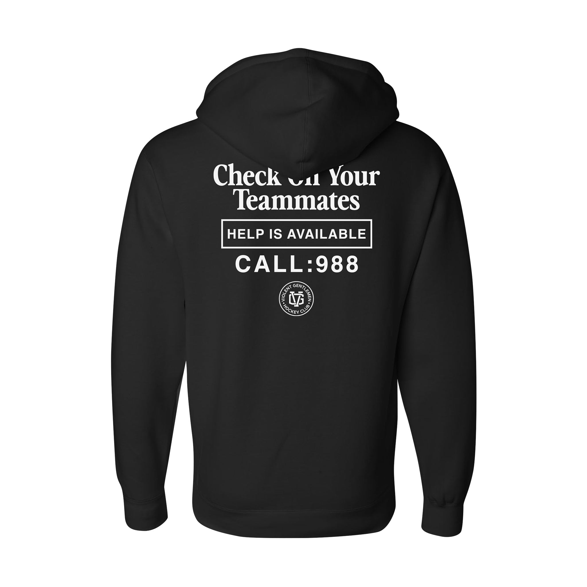 Check On Your Teammates Pullover Hoodie - Soft Unisex Sweatshirt for Men & Women - Casual Comfort Wear for Work, Gym, and Everyday Use