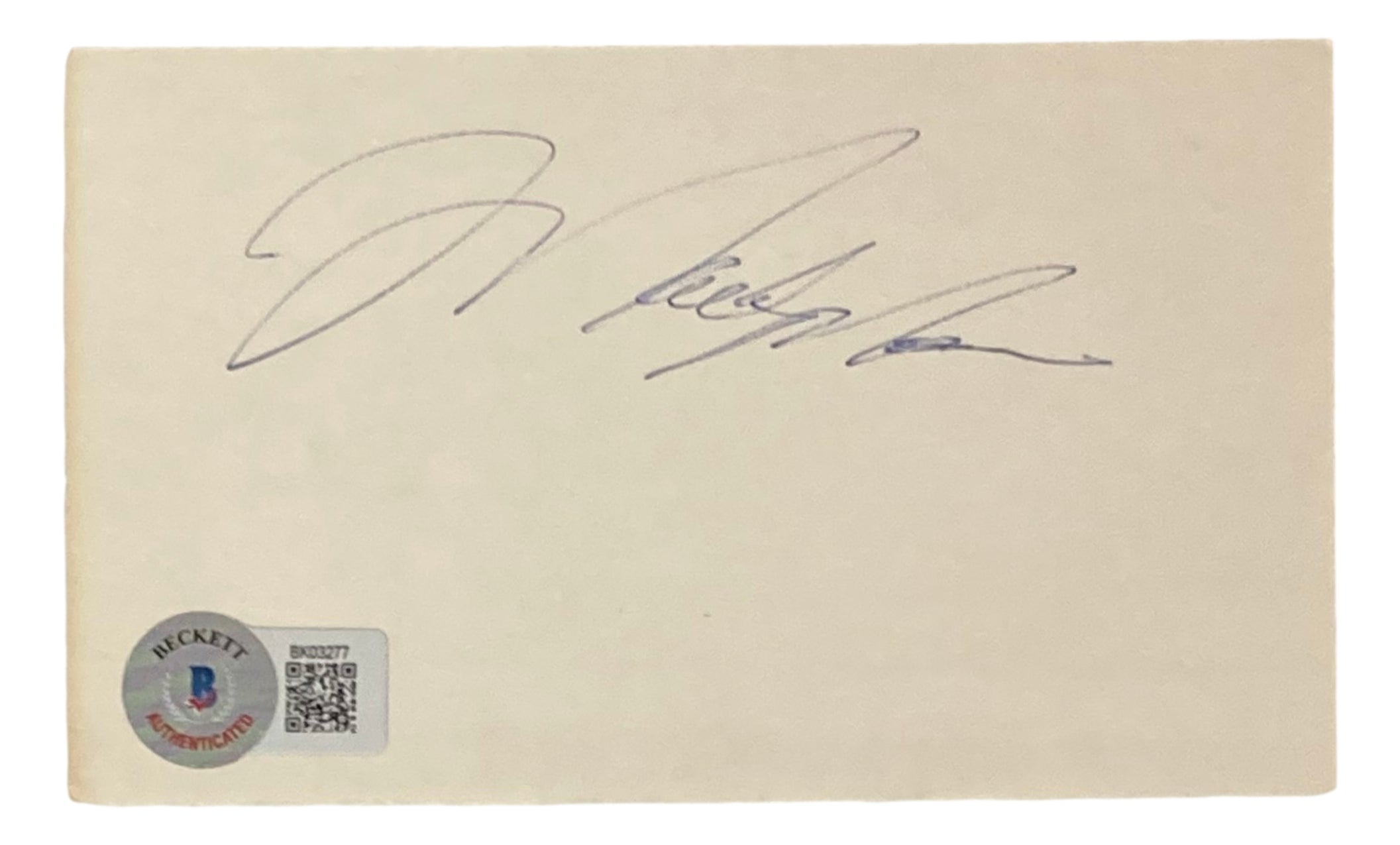 Mark Messier Autographed New York Rangers 3x5 Index Card - Authentic Signed Hockey Memorabilia for Collectors & Fans - Perfect for Framing, Display, and Gifting