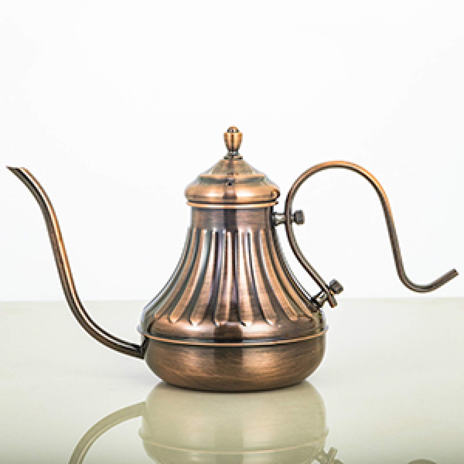 IADZ Stainless Steel Gooseneck Coffee Kettle - Precision Pour Over Drip Kettle for Coffee, Tea & Milk Frothing - Perfect for Home Brewing, Barista Use & Specialty Coffee Preparation