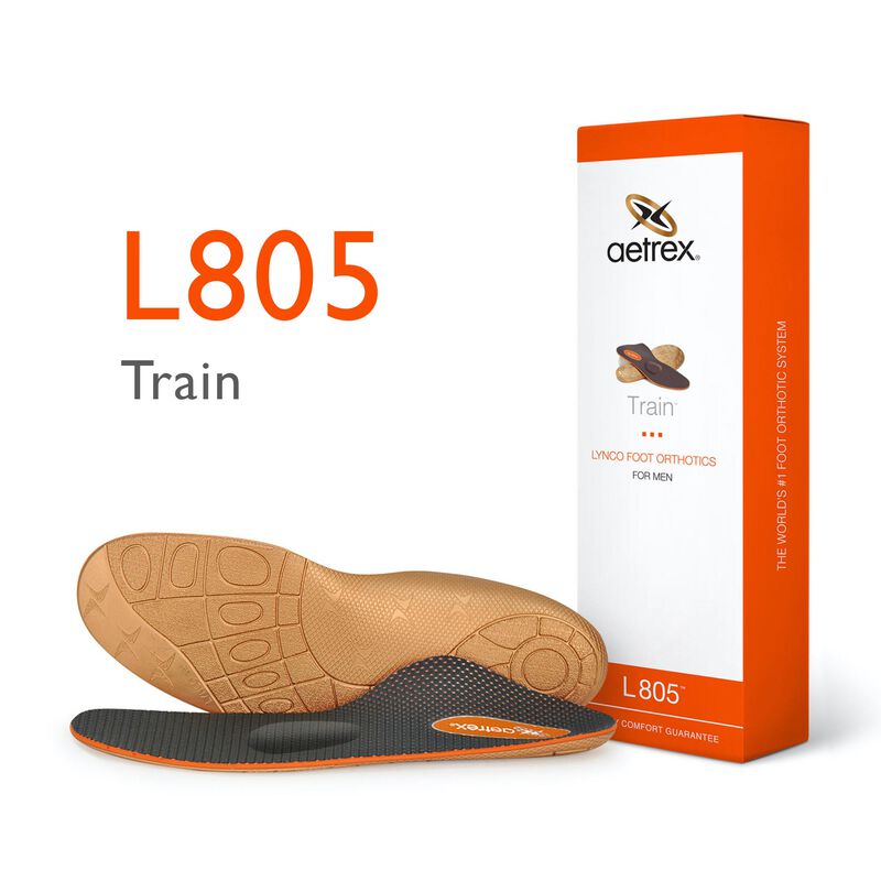 L805M Train Orthotics - Comfortable & Supportive Shoe Insoles for Running, Walking & Sports - Perfect for Athletes & Active Lifestyles
