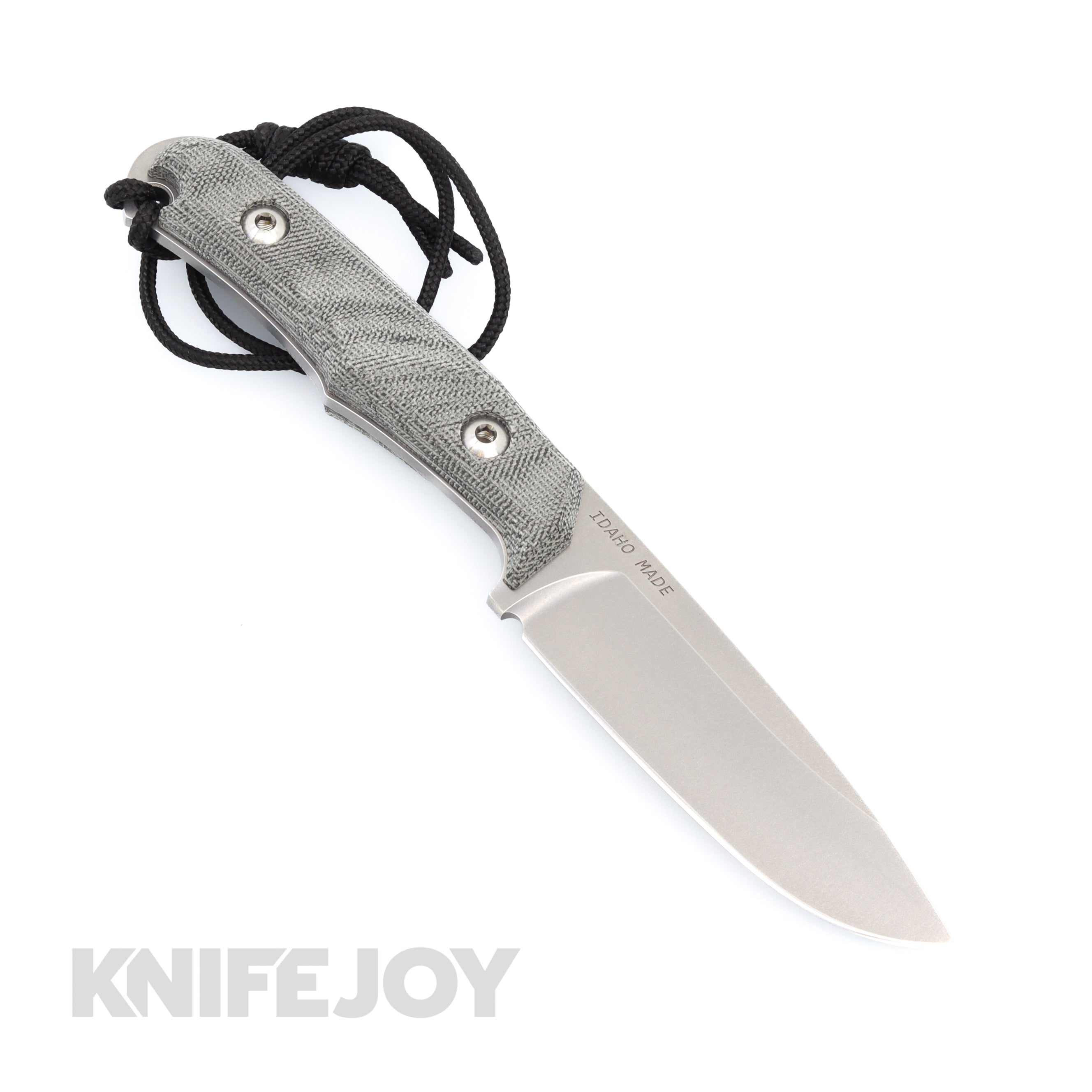 Chris Reeve Knives Backpacker Fixed Blade Knife - MagnaCut Steel Drop Point Blade with Black Canvas Micarta Handles & Kydex Sheath - Perfect for Camping, Hiking, and Outdoor Survival