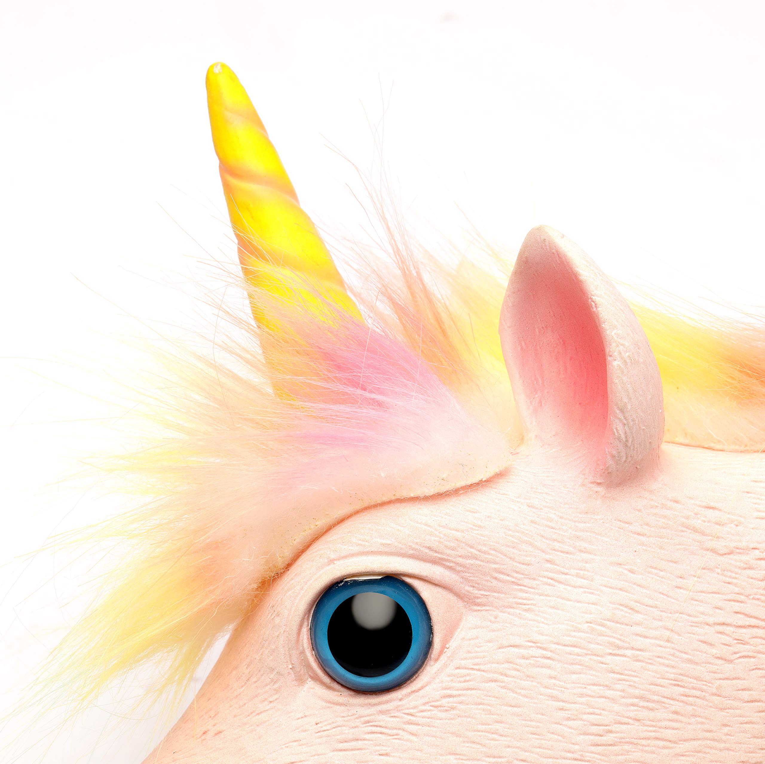 PartyHop - Unicorn Mask for Halloween & Cosplay - Rainbow Pink Animal Costume for Adults & Kids - Perfect for Costume Parties, Dress-Up, and Festive Celebrations