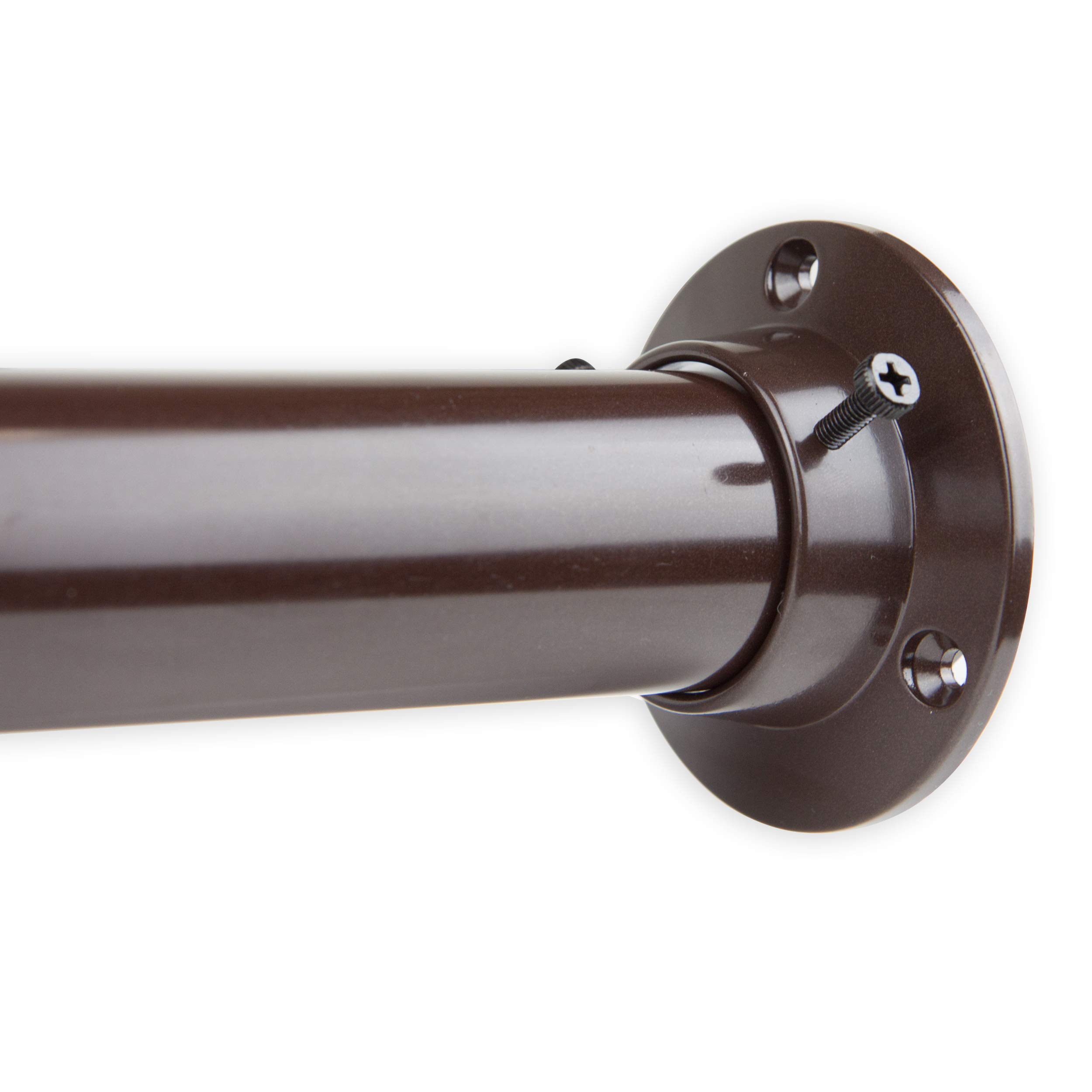 Premium Heavy Duty Adjustable Closet Rod with Socket Set - 1.5