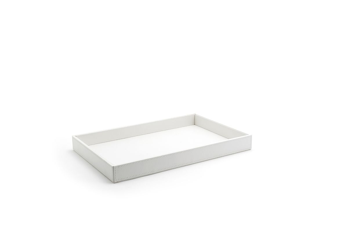 FOH London Serving Tray Set - 15 x 10 Inches, 4-Piece Elegant Decorative Trays for Dining, Kitchen, or Coffee Table Organization | Perfect for Entertaining, Home Decor, and Gift Giving