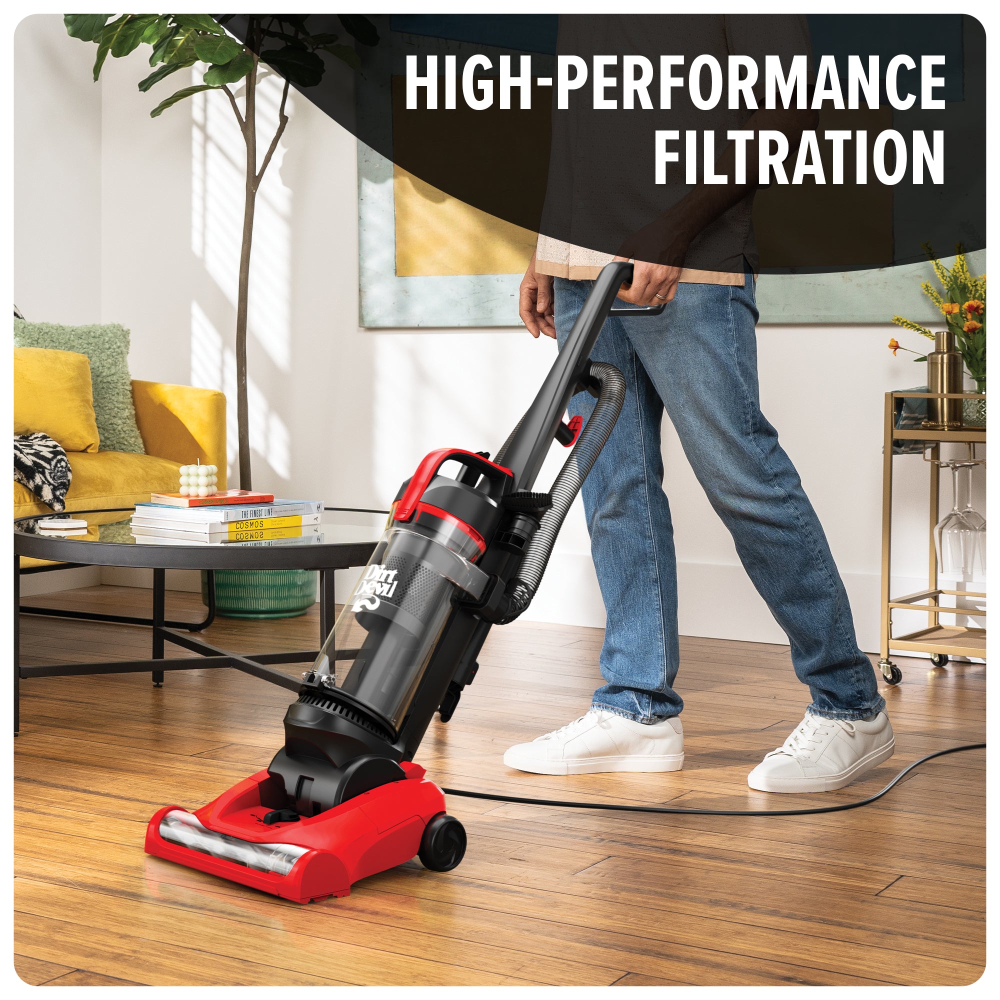 Multi-Surface Upright Vacuum Cleaner for Hardwood Floors, Carpets & Pet Hair - Powerful Home Cleaning for Living Room, Bedroom & Stairs