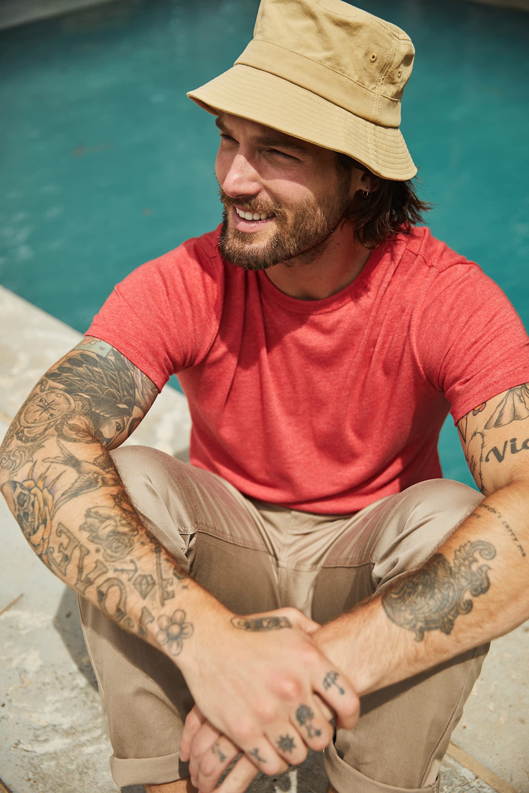 Marky G Apparel Men's 3-Pack CVC Crew Neck T-Shirts - Soft Cotton Blend Casual Shirts for Everyday Wear, Gym & Lounge