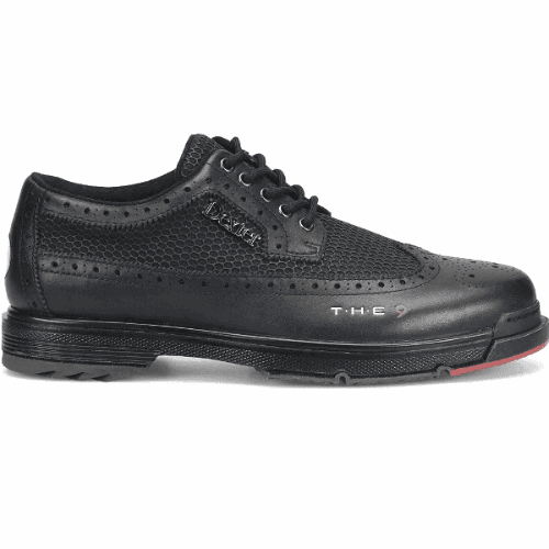 Dexter Men's THE 9 WT Black Wide Bowling Shoes - Professional Comfort for League Play & Tournament Bowling