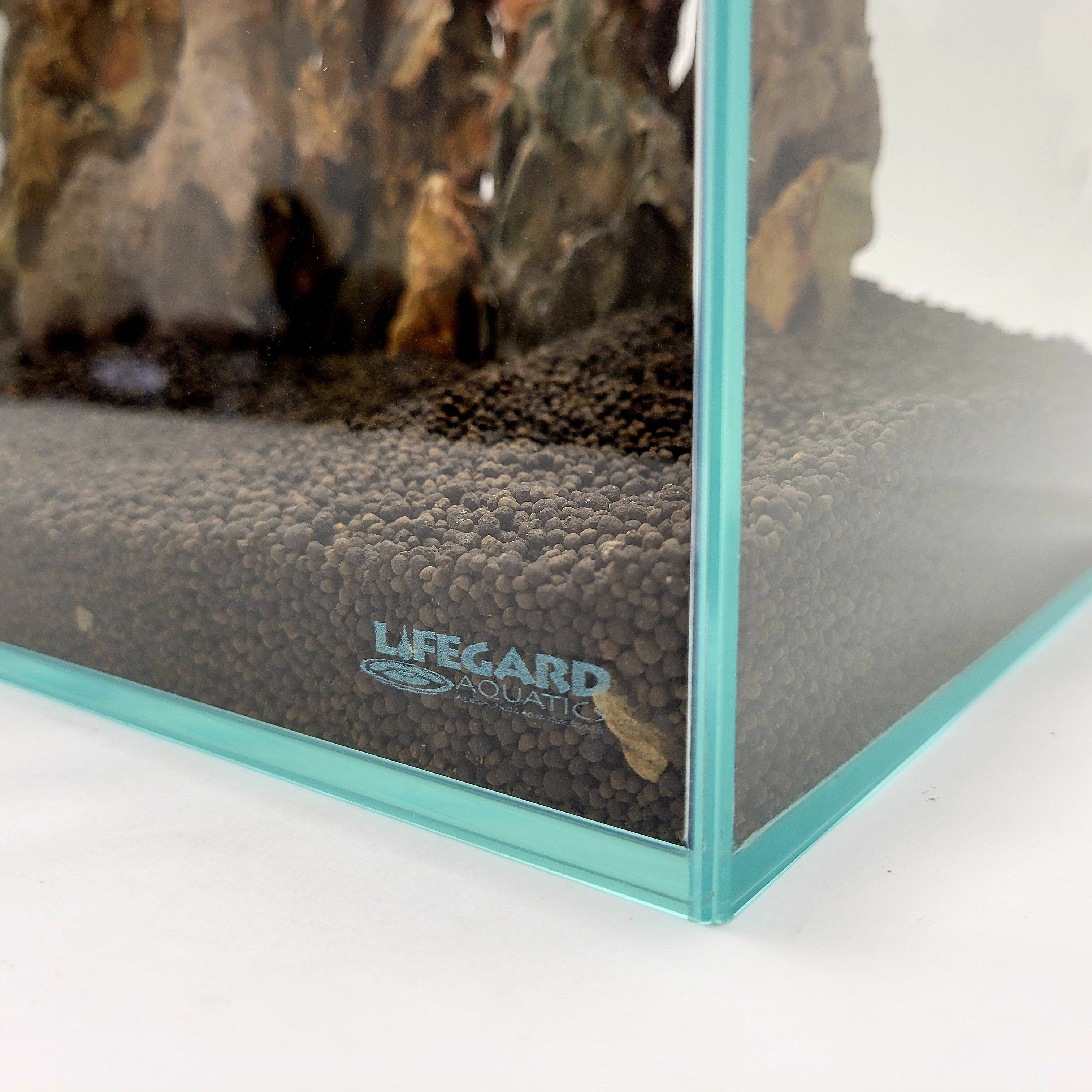 Lifegard Aquatics 5.44 Gallon CRYSTAL Rimless Low Iron Ultra Clear Glass Aquarium Tank - Perfect for Betta Fish, Shrimp, or Nano Reef Setup in Home/Office Decor