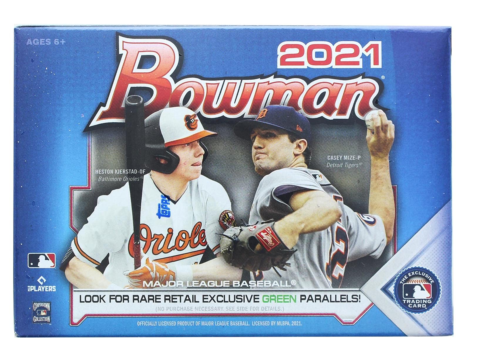 2021 Bowman Baseball 6-Pack Blaster Box - Factory Sealed with 72 Cards - Perfect for Collectors, Trading & Fantasy Sports