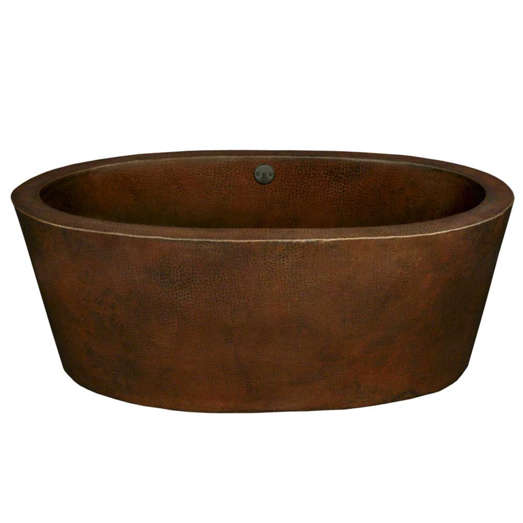 Native Trails 64-Inch Aspen Freestanding Copper Soaking Bathtub - Luxurious Spa Experience for Bathroom Relaxation