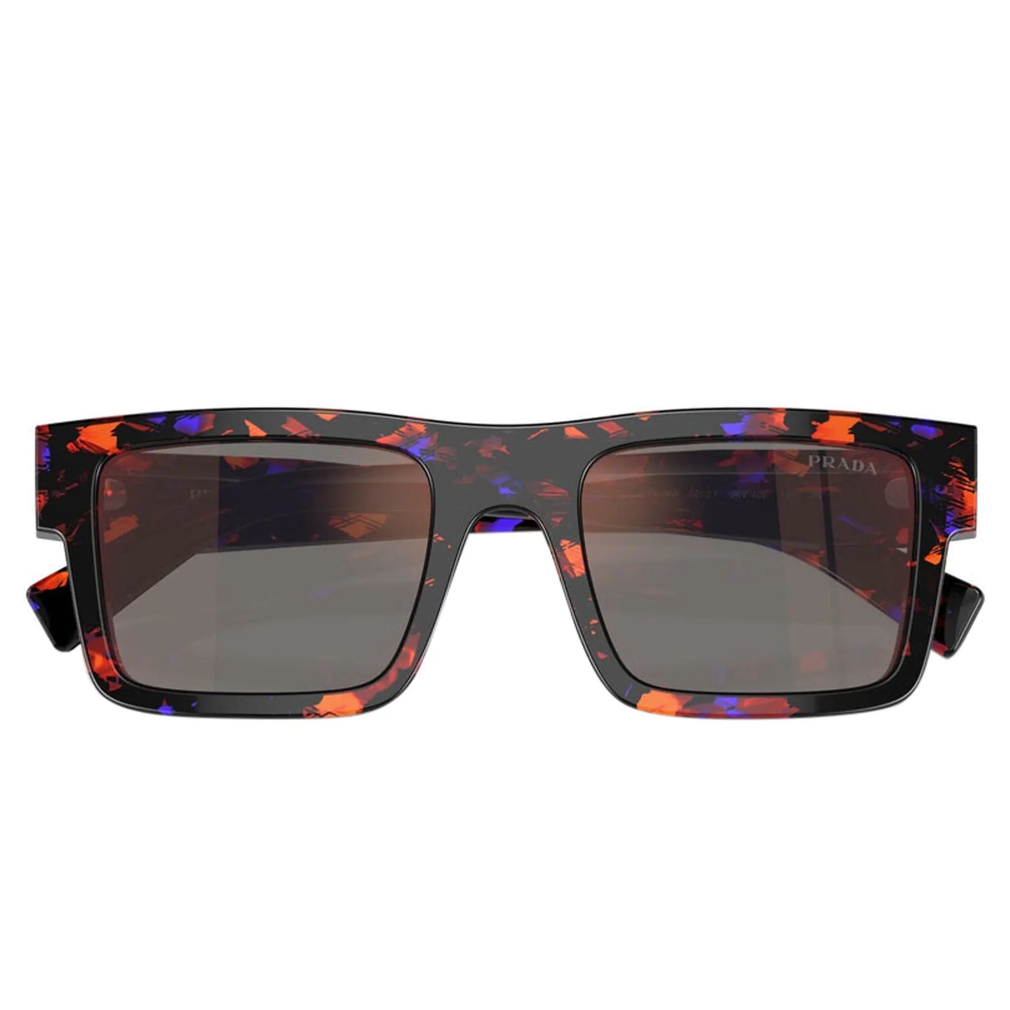 Prada PR 19WS 06V40E Abstract Orange Sunglasses for Women - Luxury Designer Shades for Summer, Beach & Outdoor Fashion