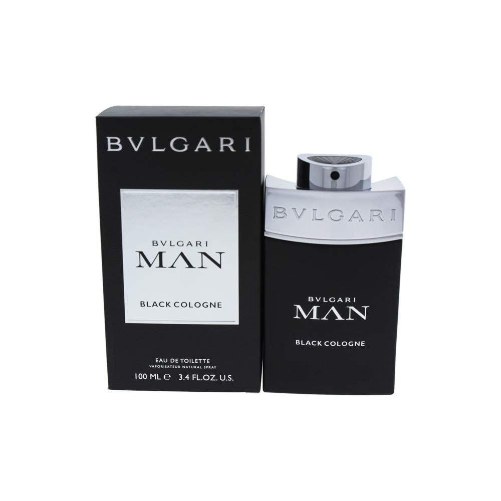 Bvlgari Man Cologne Eau de Toilette Spray for Men - 3.4 oz / 100 ml - Luxurious Black Fragrance for Day & Night Wear, Work & Special Occasions