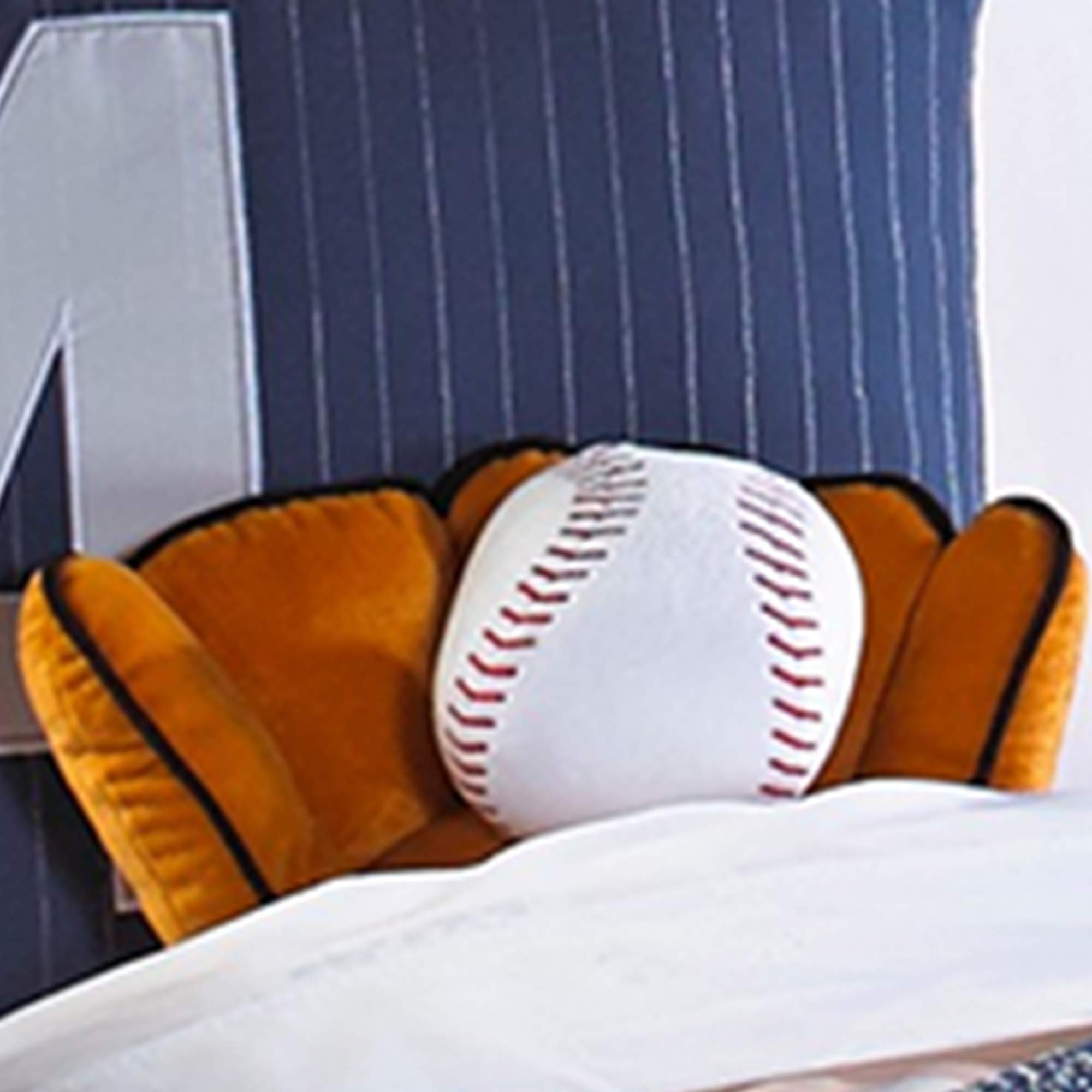 Benjara 5-Piece Twin Comforter Set - Baseball Themed Blue Polyester Bedding for Boys & Teens - Perfect for Dorm Rooms, Kids Bedrooms & Sports-Themed Decor