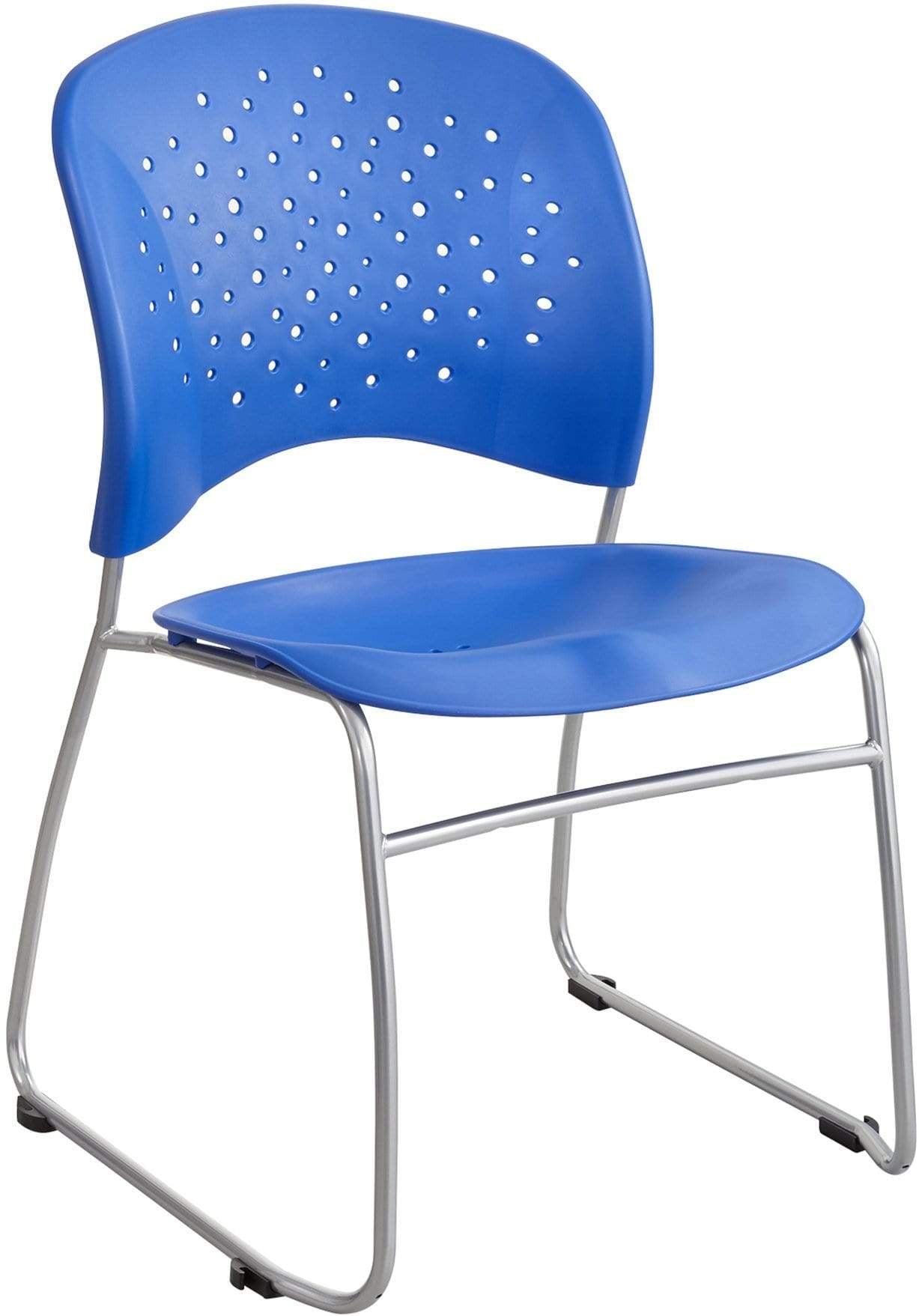 Reve™ Guest Chair with Sled Base and Round Back - Set of 2 (6804) - Perfect for Office, Conference Room, and Waiting Area Seating