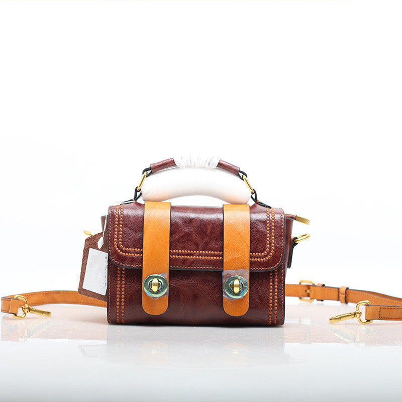 Premium Italian Leather Handbag with Top Handle - Women's Fashion Luxury Shoulder Bag for Work, Travel & Special Occasions