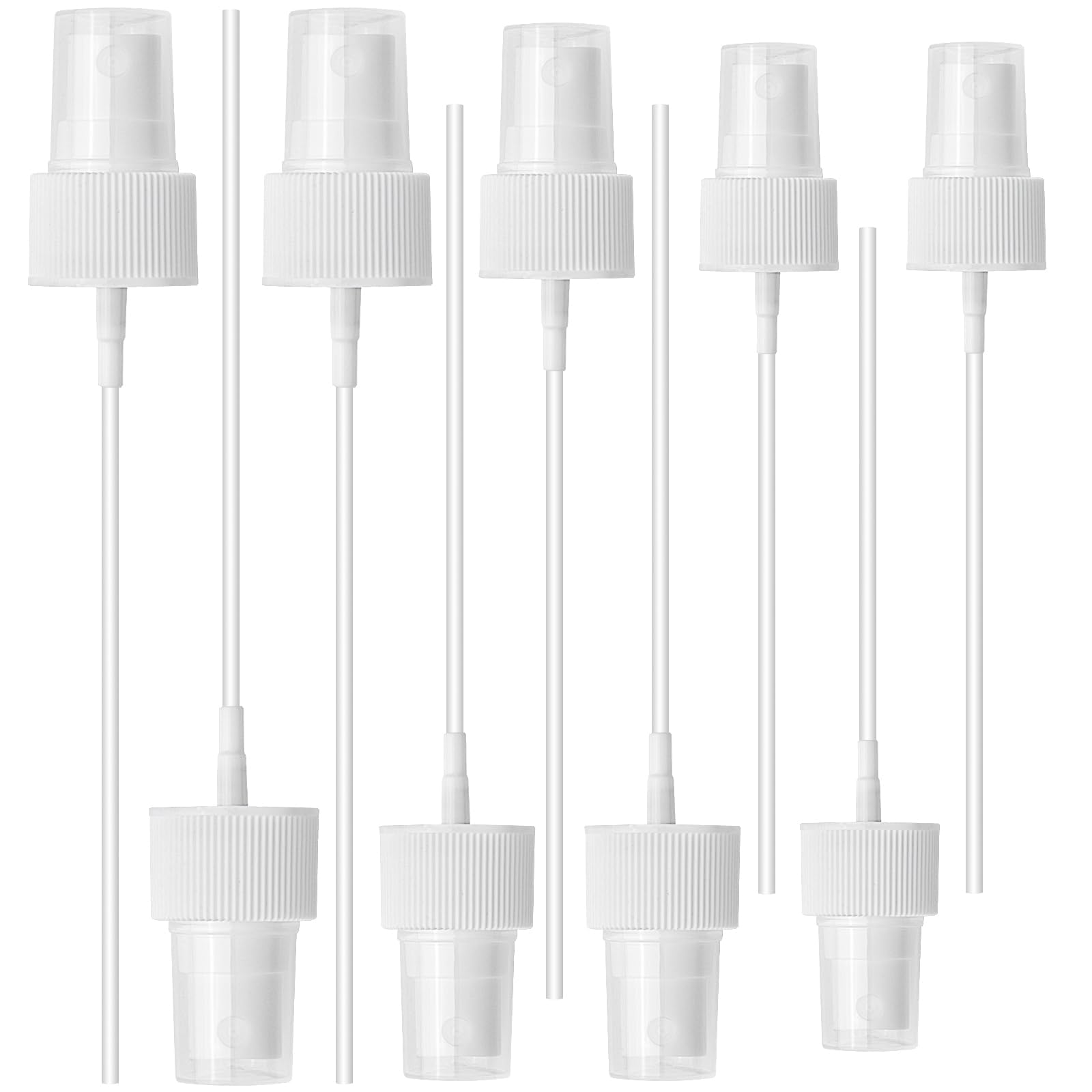9-Piece Spray Bottle Nozzle Set - 3 Sizes Plastic Replacement Sprayer Tops for Essential Oils, Fine Mist & DIY Solutions - Perfect for Aromatherapy, Cleaning & Gardening Use