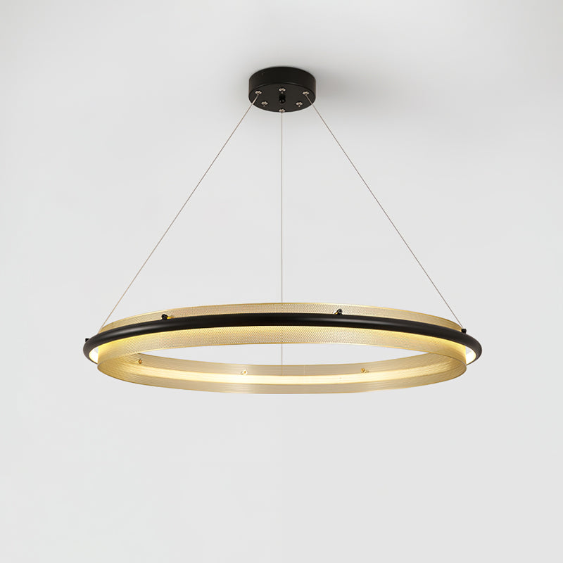 Modern Acrylic LED Round Chandelier - Energy Efficient Crystal Ceiling Light Fixture for Dining Room, Bedroom & Living Room Decor