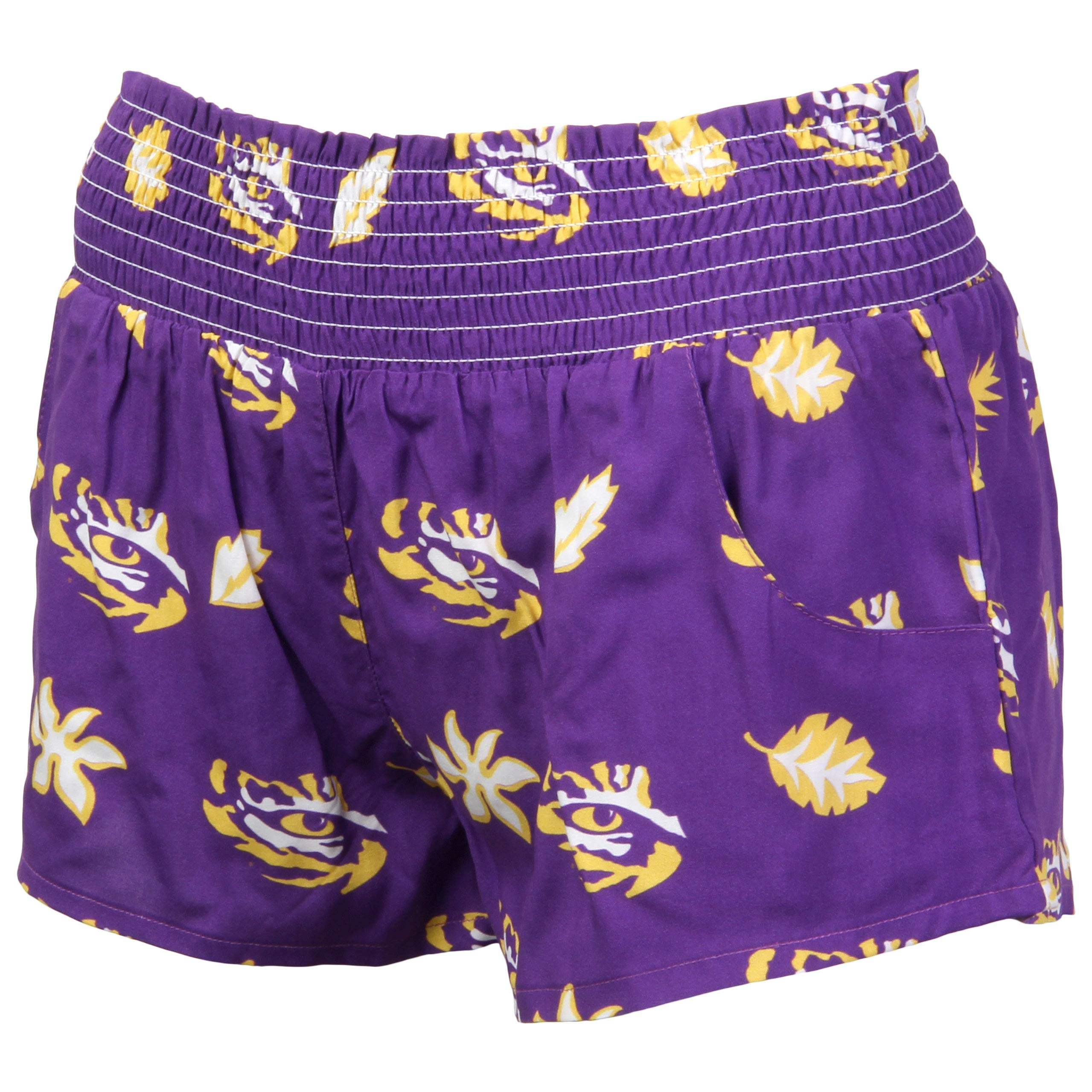 Wes and Willy Women's College Beach Shorts - Comfortable & Stylish Swimwear for Summer, Pool, and Vacation - Perfect for Swimming, Surfing, and Outdoor Activities