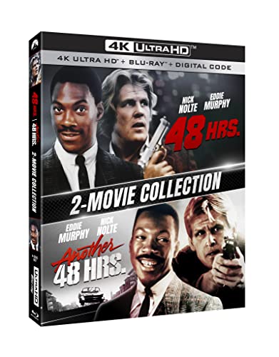 48 HRS. & Another 48 HRS. Blu-ray 4K 2-Movie Collection - Action Comedy Films for Movie Nights & Home Theater Enthusiasts