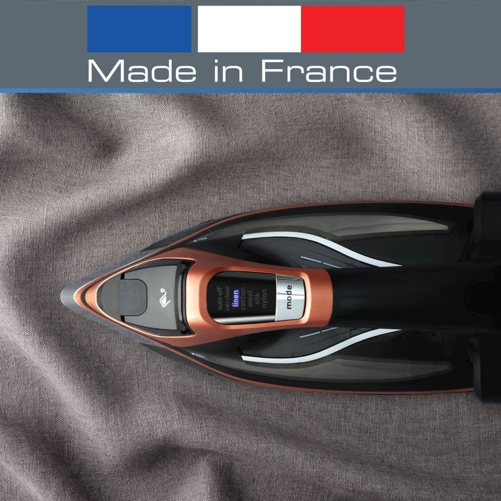 ROWENTA DW9540 SteamForce Pro Garment Steam Iron - Powerful 1800W with 400g/min Steam Output - Perfect for Wrinkles & Fabric Care (Blemished Packaging, Full Warranty) - Ideal for Home, Office & Travel Use