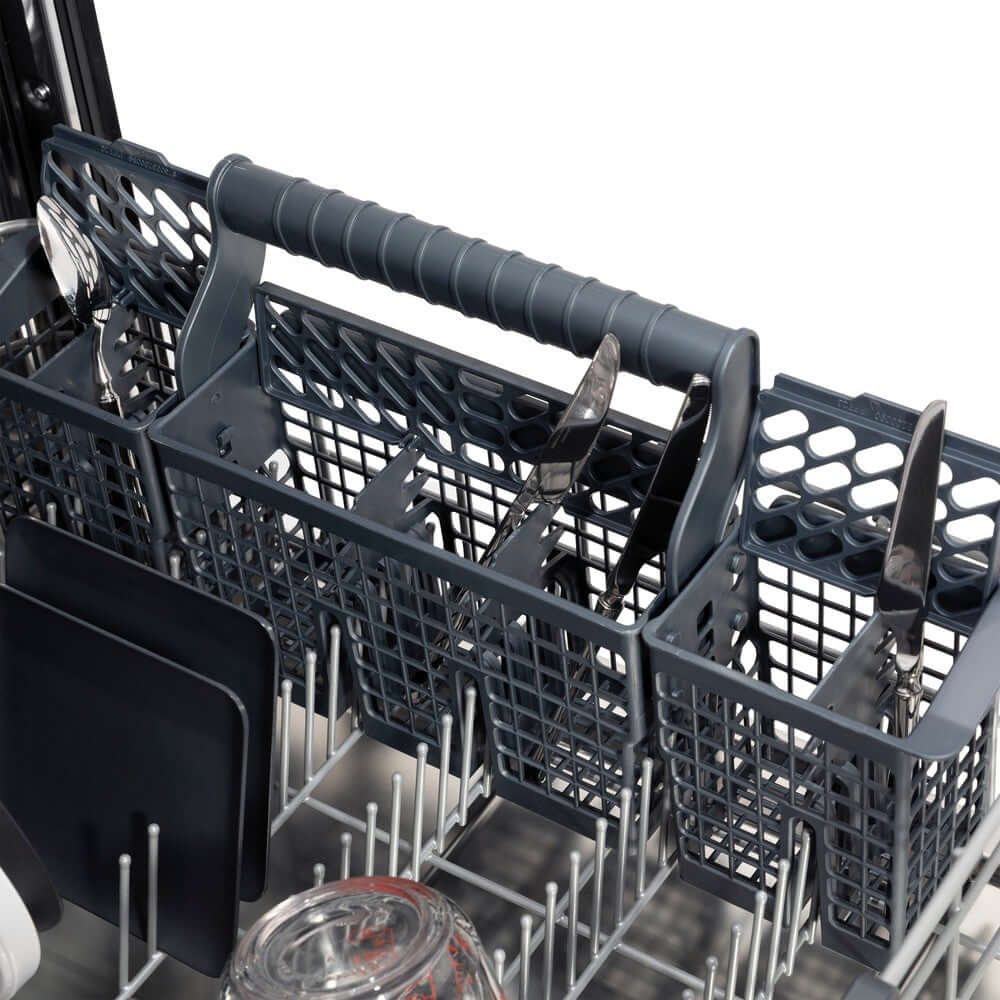 ZLINE 24 Inch Custom Panel Ready Dishwasher with 3rd Rack & Touch Controls - Stainless Steel Tub, Ultra Quiet 45dBa (DWMT 24) - Perfect for Modern Kitchens & Open Concept Homes