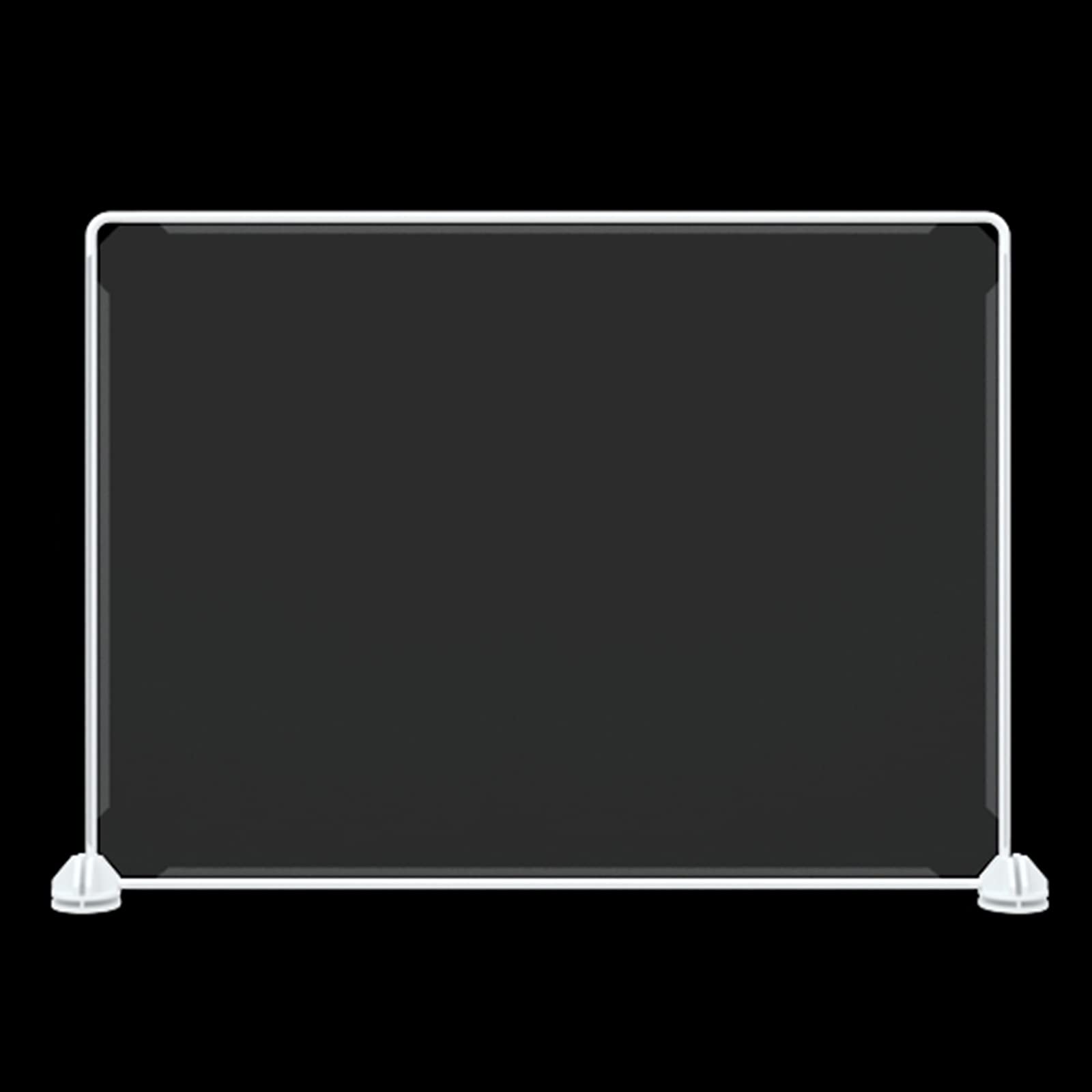 Clear Plastic Sneeze Guard Desk Shield - Adjustable Classroom Desk Dividers for Students & Office Workers - Easy DIY Assembly for Schools, Restaurants & Workspaces - Perfect for Social Distancing & Organization
